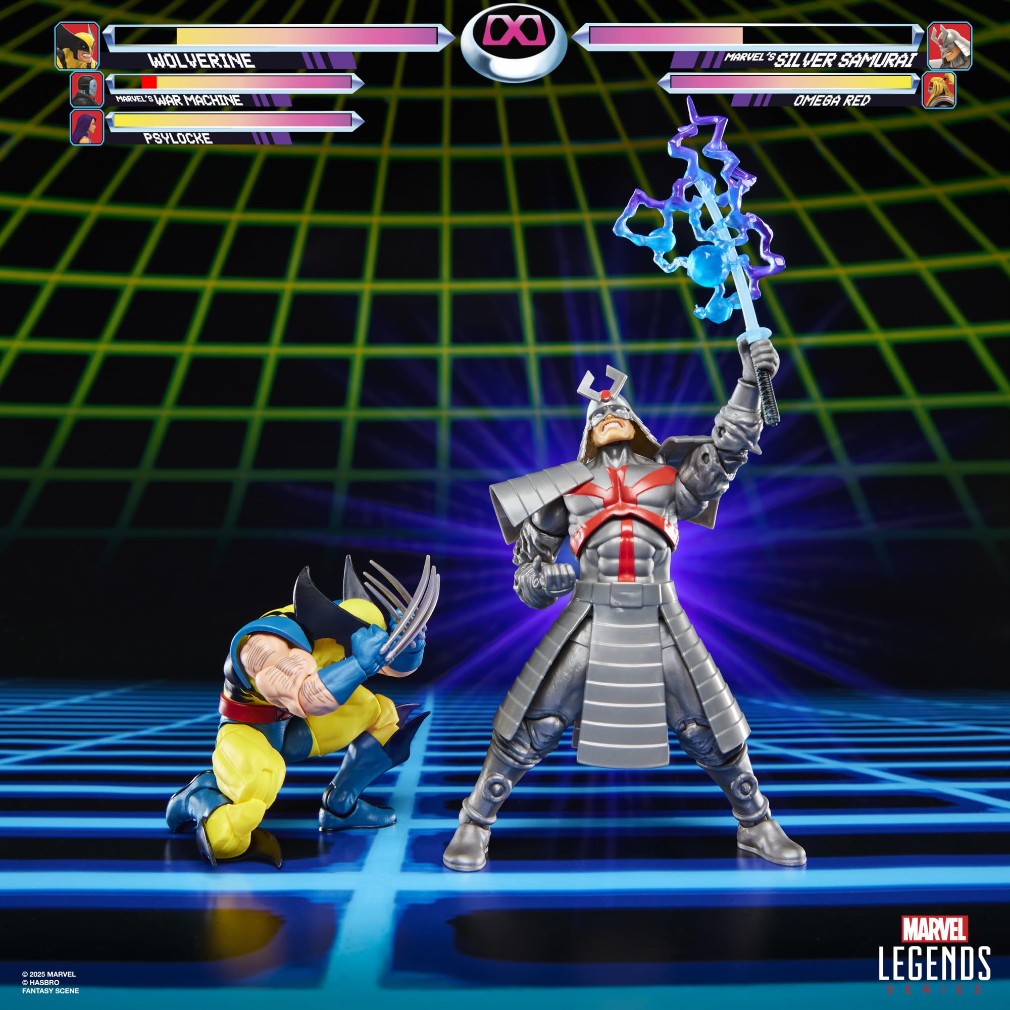 Marvel Legends Series Gamerverse Wolverine vs Silver Samurai 2-Pack Action Figures 7