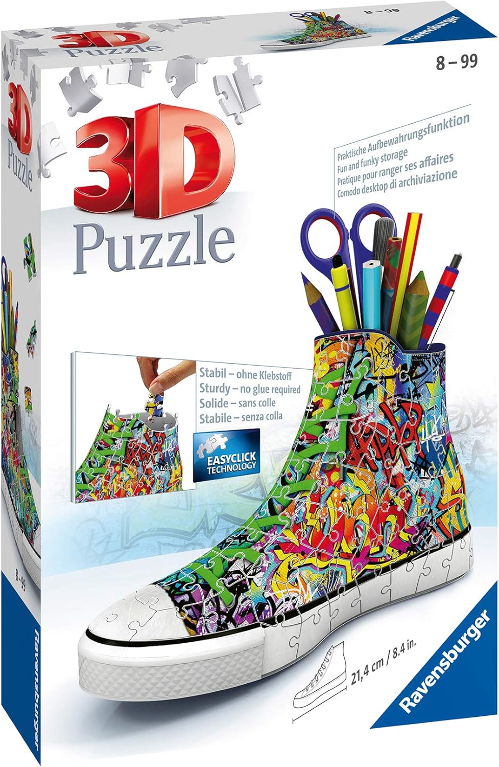Ravensburger Graffiti Trainer 3D Jigsaw Puzzle - 108 Pieces for Kids 8 Years Up 4