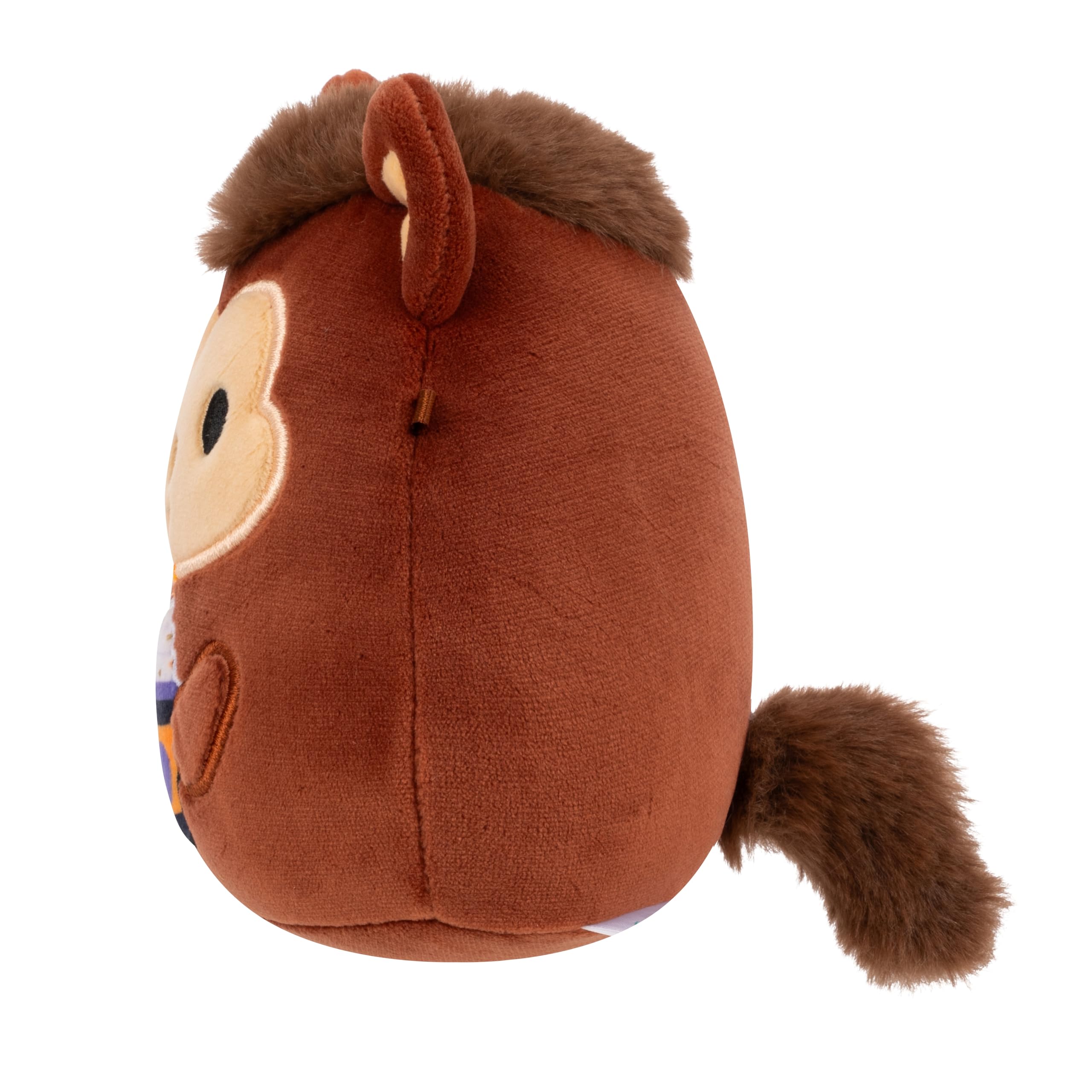 Squishmallows 7.5-Inch Wade the Brown Werewolf Holding Frappe Halloween Plush Toy 4