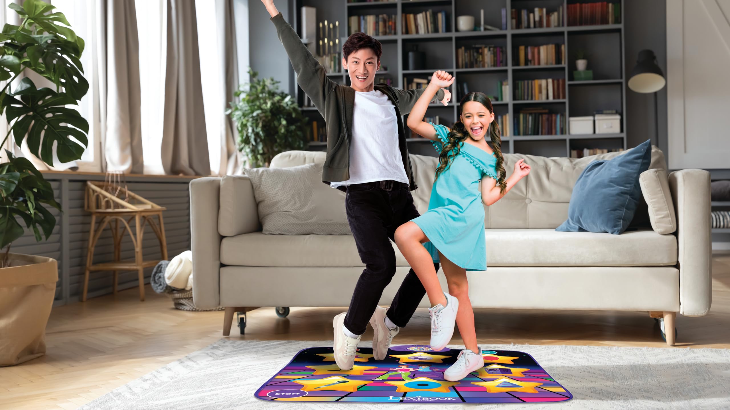 LEXIBOOK Electronic Dance Floor Mat - Illuminated Keys, Bluetooth Speaker, 6 Game Modes 5