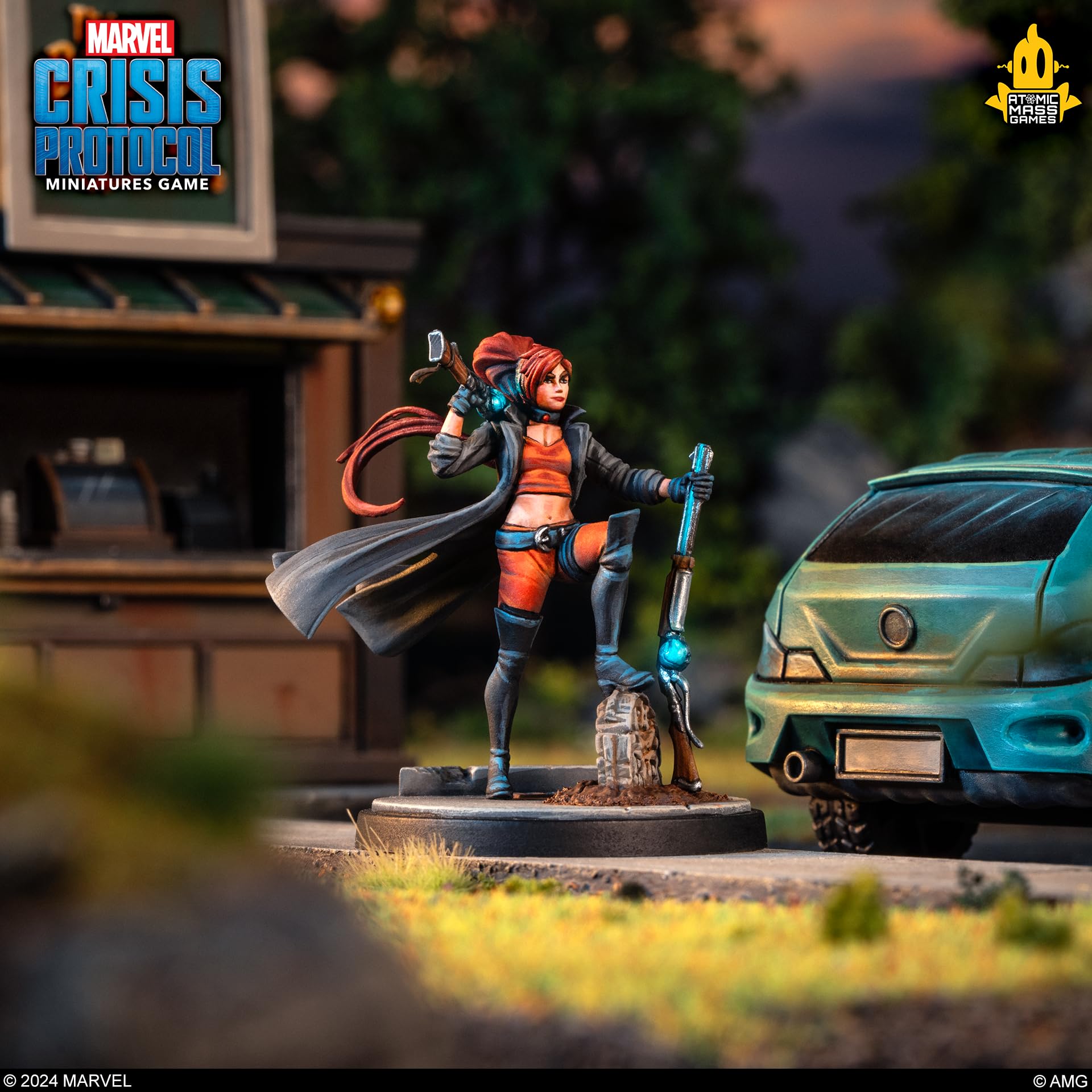 Atomic Mass Games Marvel Crisis Protocol: Elsa Bloodstone &amp; Man-Thing Charakterpaket 4