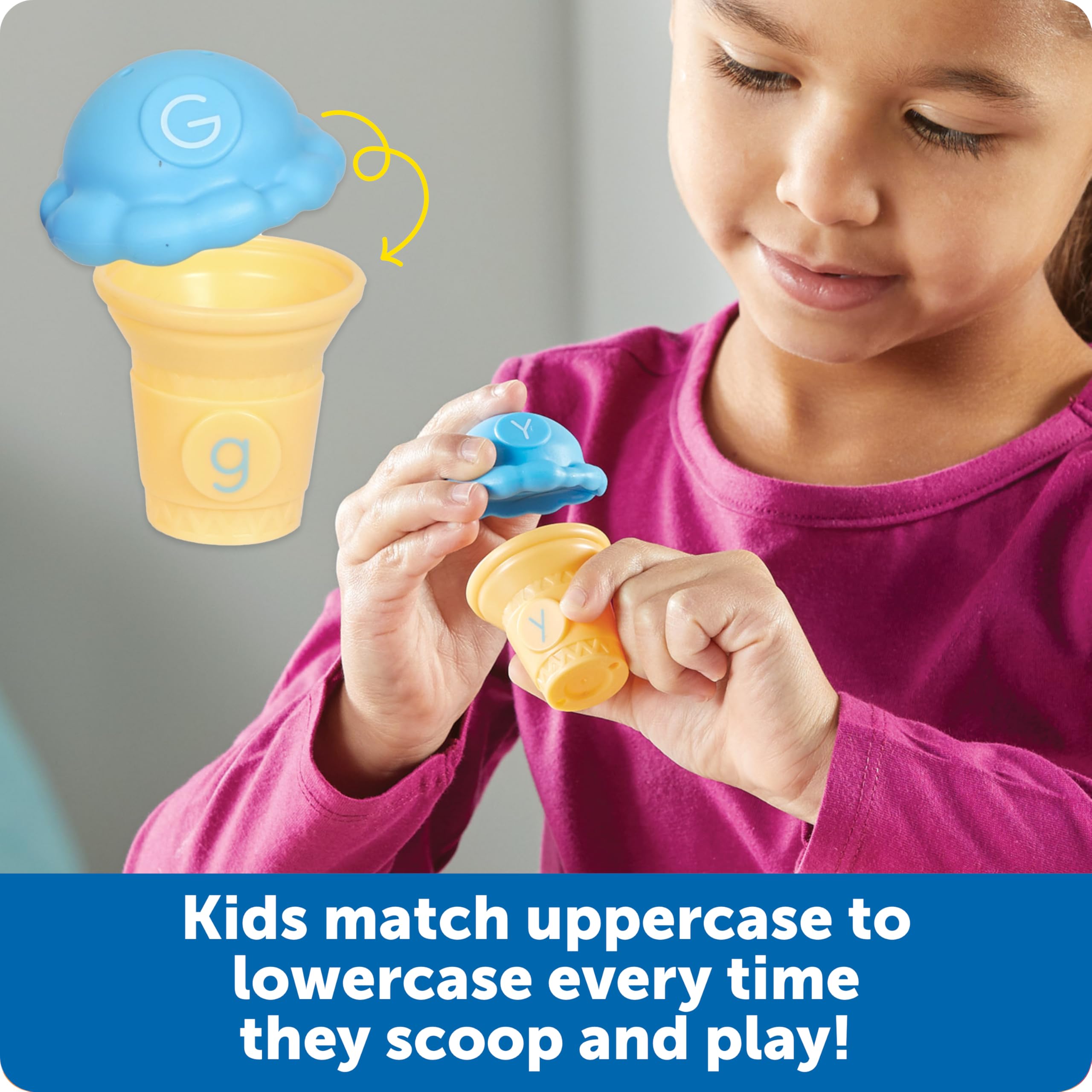 Learning Resources Mini Letter Scoops - Alphabet Learning Toy for 3 Year Olds 8