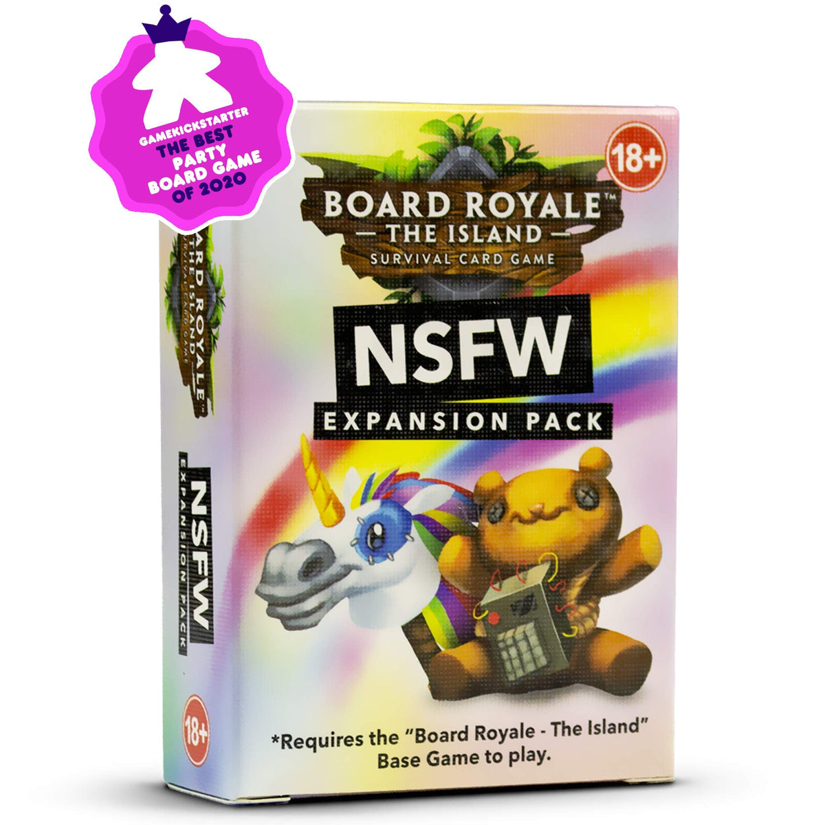 Arvis Board Royale: The Island NSFW Expansion Pack - Adult Party Game | 60 Cards | English