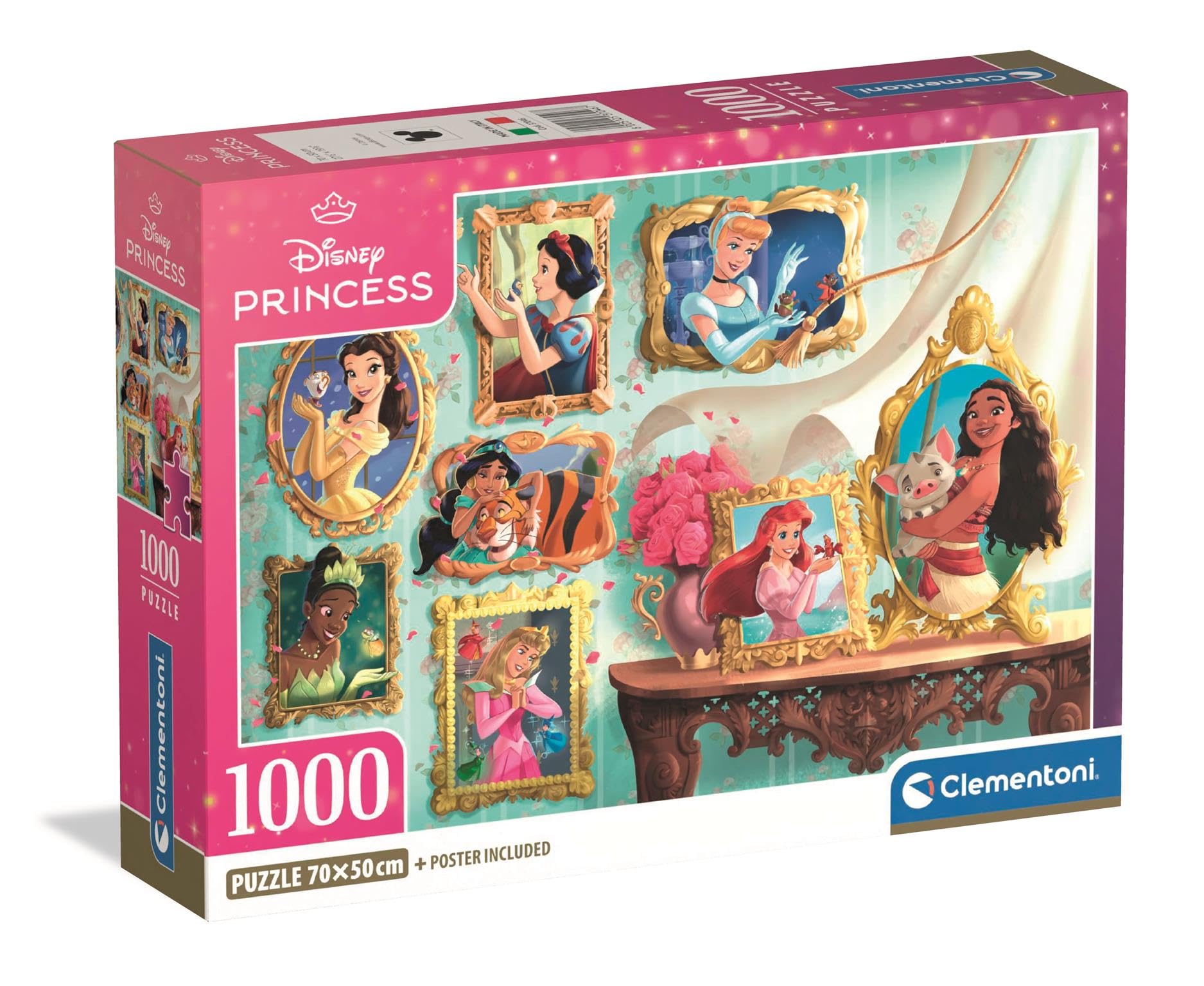 Clementoni PZL 1000 Disney Princess Jigsaw Puzzle