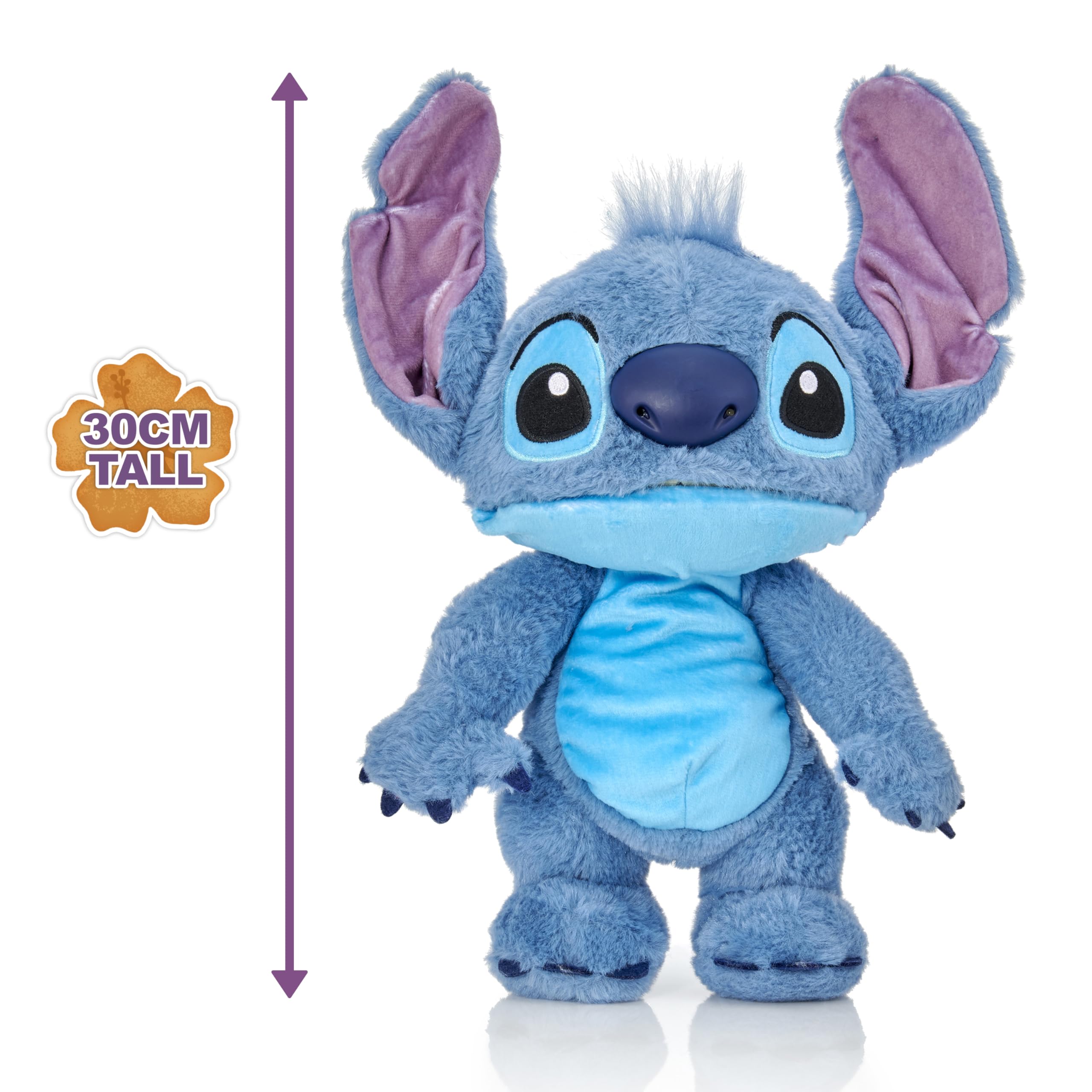 WOW! STUFF Disney Chatty Stitch Deluxe Puppetronic - Interactive Animatronic Plush with Sound & Touch Sensors 8