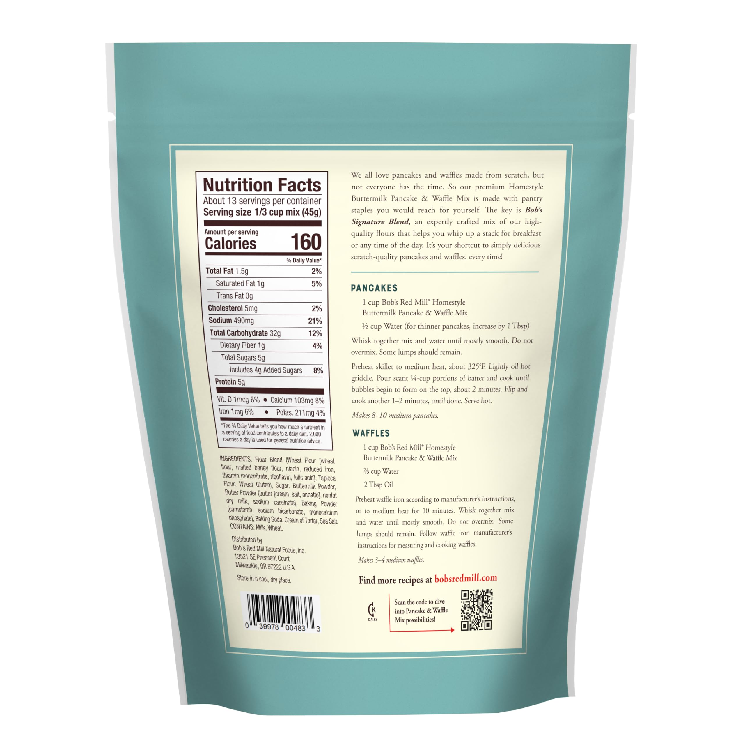 Bob's Red Mill - Signature Buttermilch-Pfannkuchenmischung 567 g 8