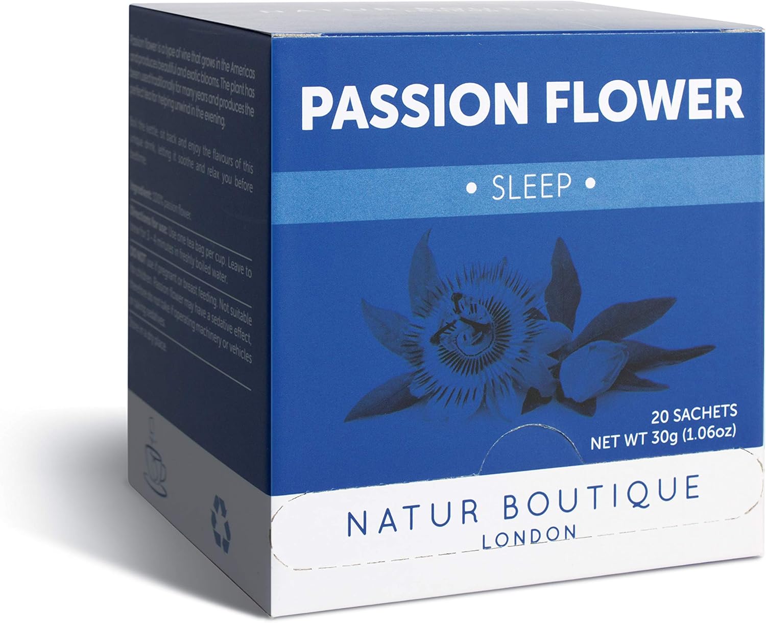 Natur Boutique Passion Flower Tea Sachets, 30 g, 20 Count