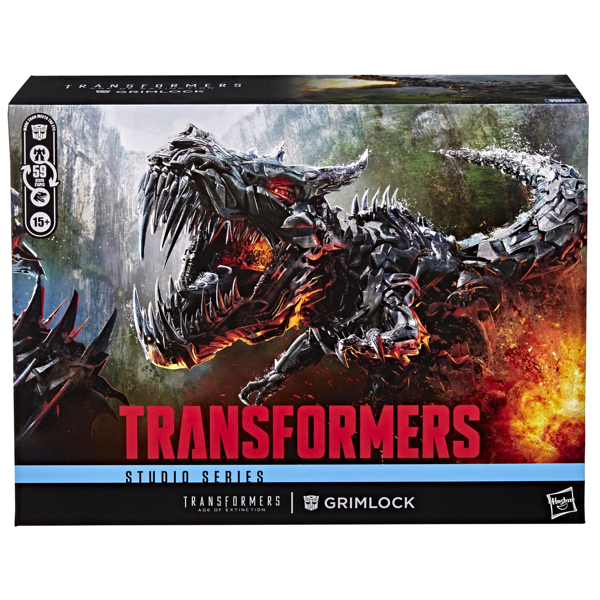 Transformers Studio Series Grimlock Action Figure - Age of Extinction | 15 Inches | 59 Steps 2