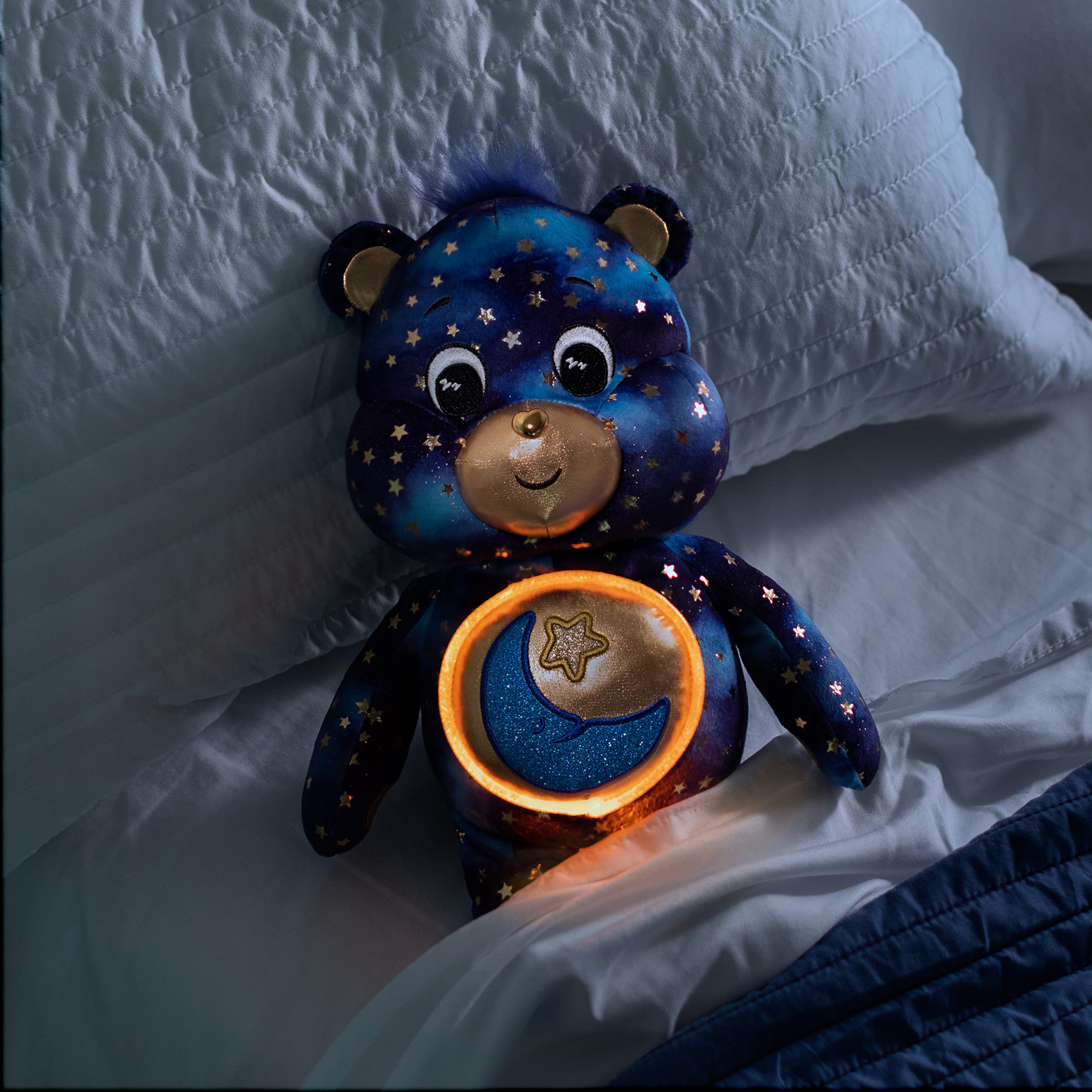 Care Bears Bedtime Bear Collector Edition - Light-Up Belly Plush Toy for Kids 4+ 5
