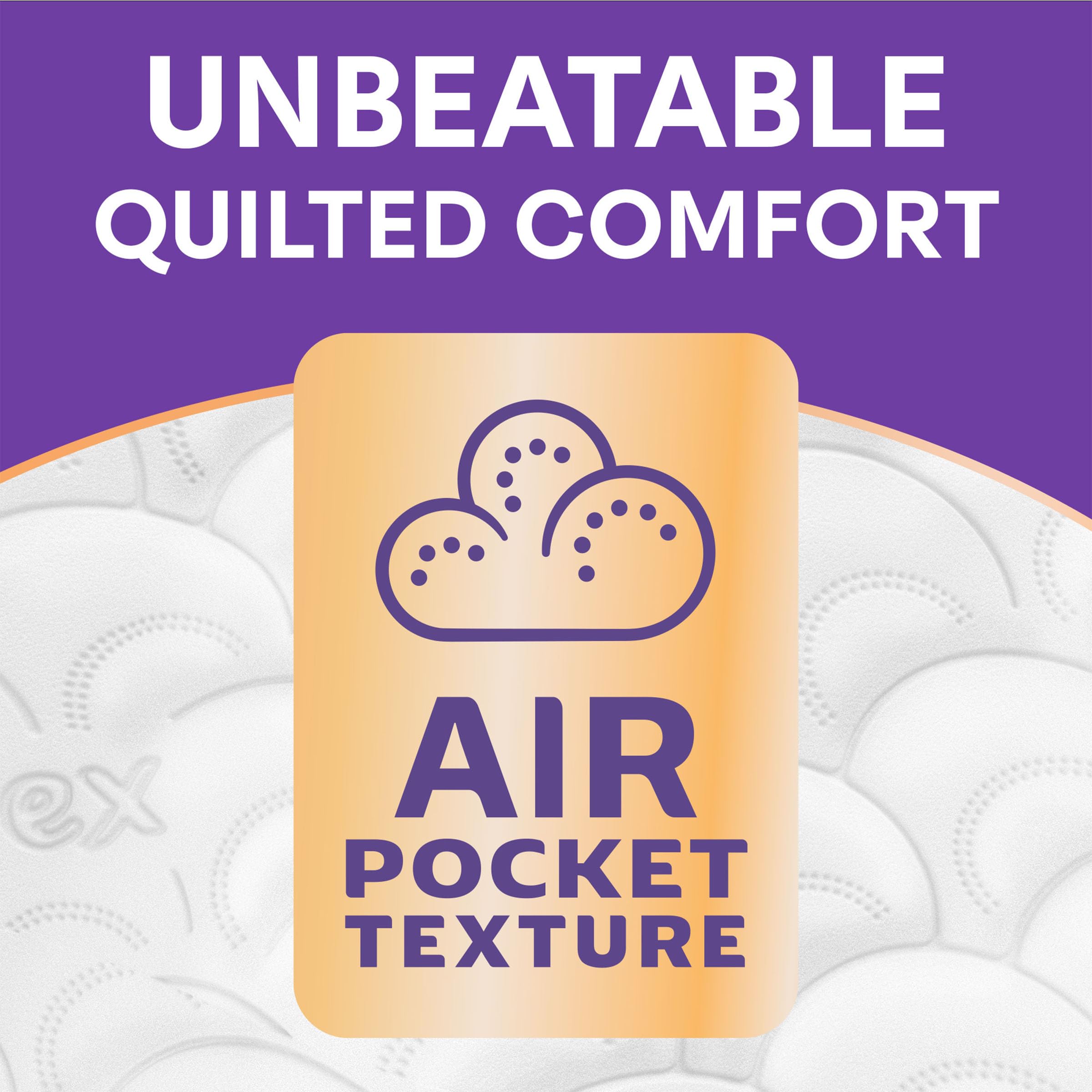 Andrex Ultimate Quilts Toilettenpapier, 9 Rollen – Air Pocket-Technologie für sanfte, angenehme Reinigung 7