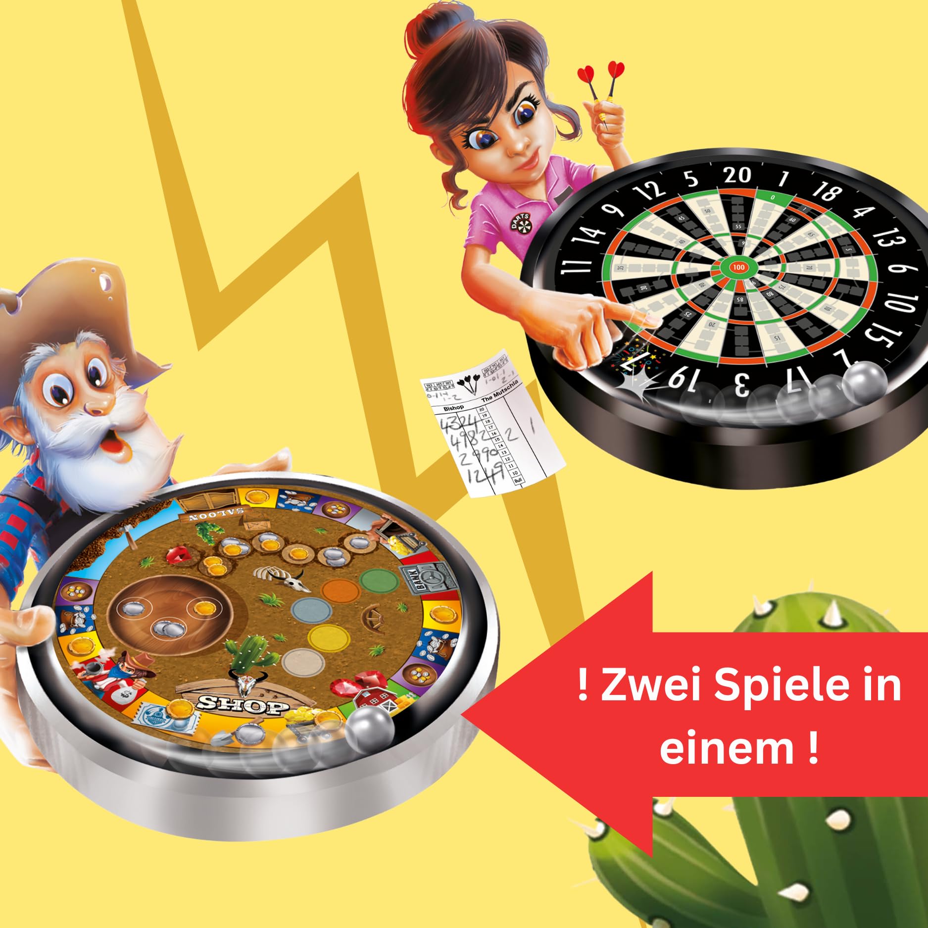 HUCH! Circles Everything Turns in a Circle! – Family Board Game with Double-Sided Marble Run 8