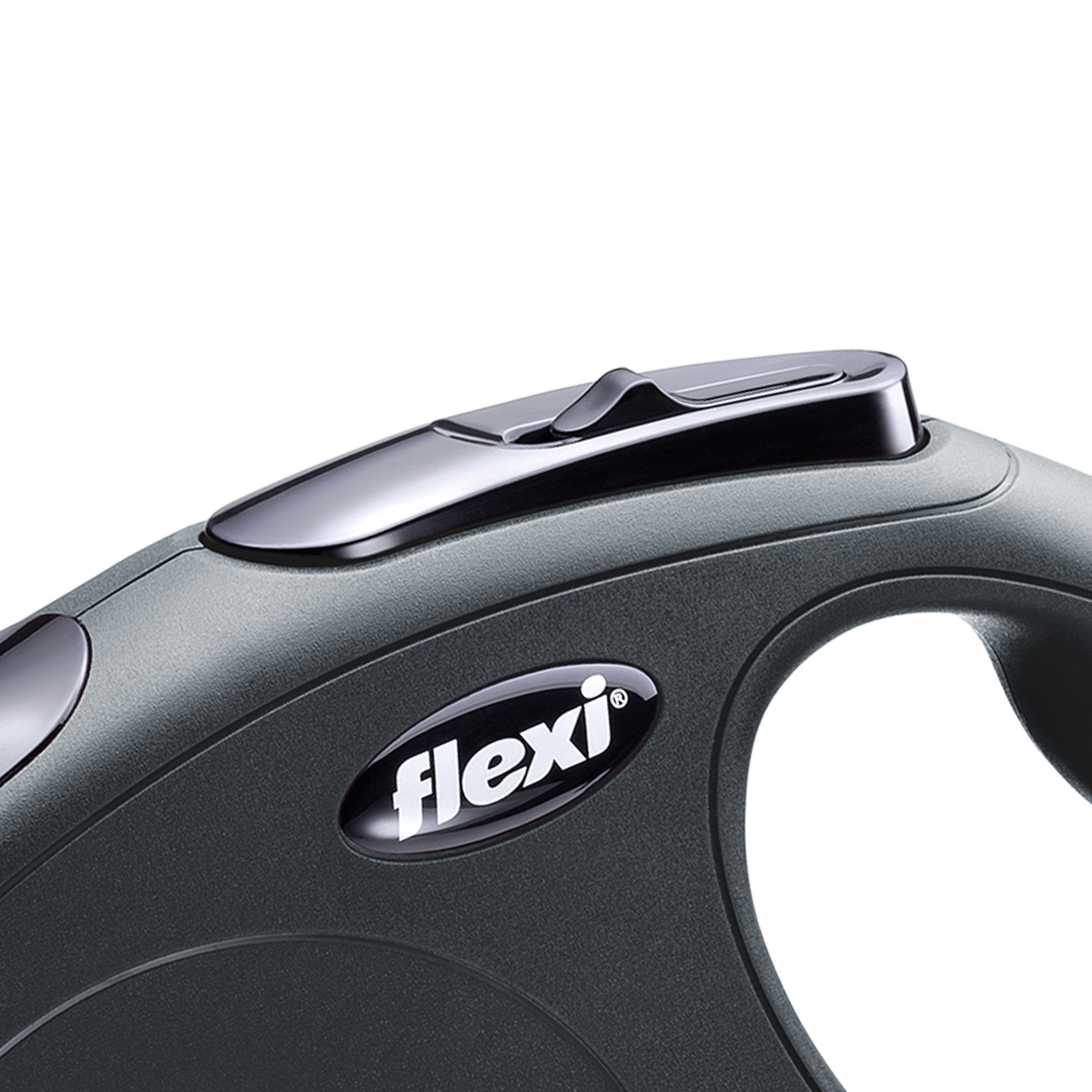 flexi New Classic Retractable Lead Tape, Black, Small, 5m, up to 15kg 3