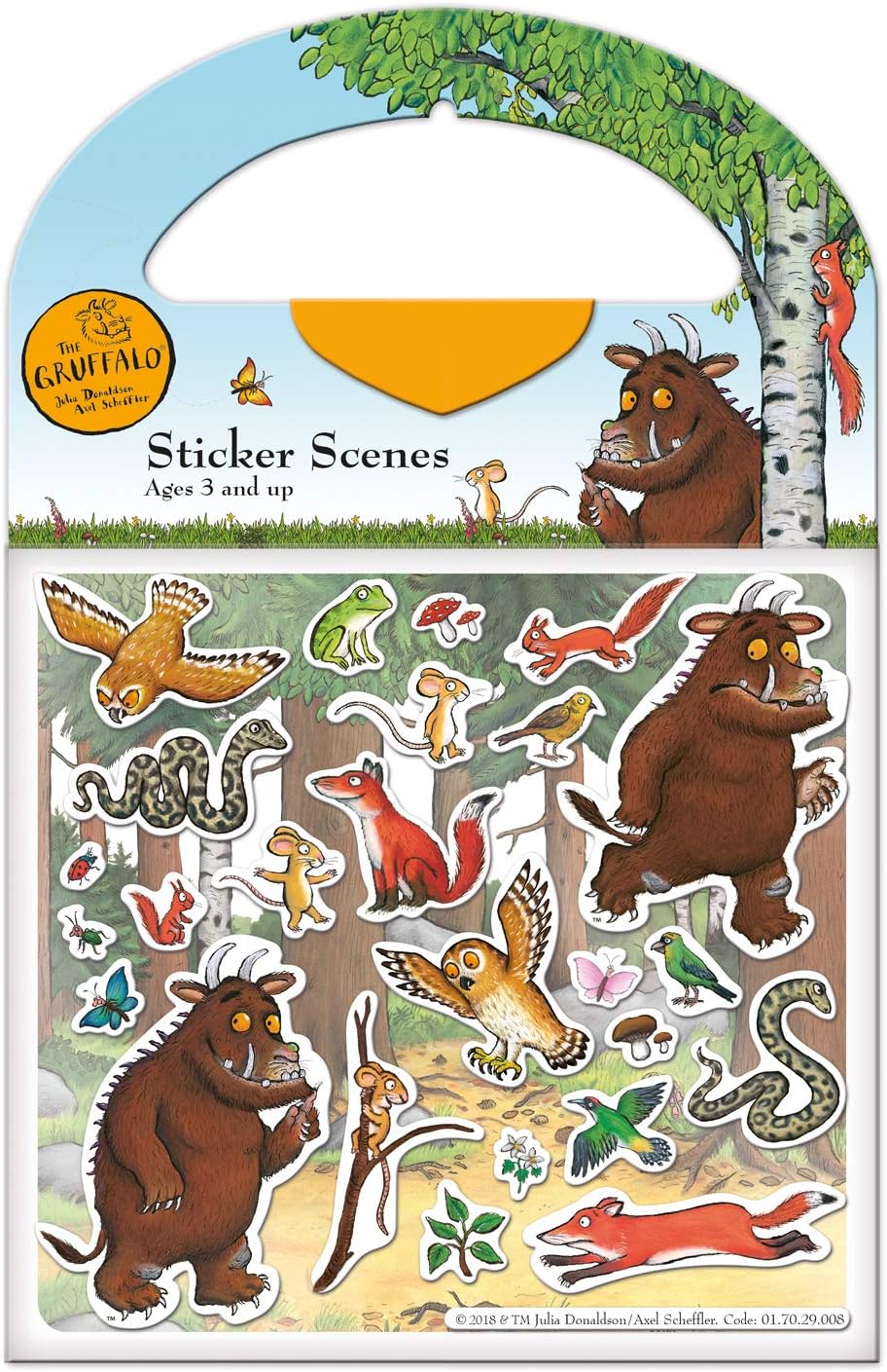 Gruffalo Sticker Scene Activity Set - 6 Scenes & 50+ Reusable Stickers 3