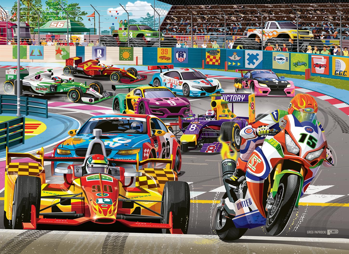Ravensburger Racetrack Rally 60-Piece Jigsaw Puzzle for Kids 4 Years and Up 5
