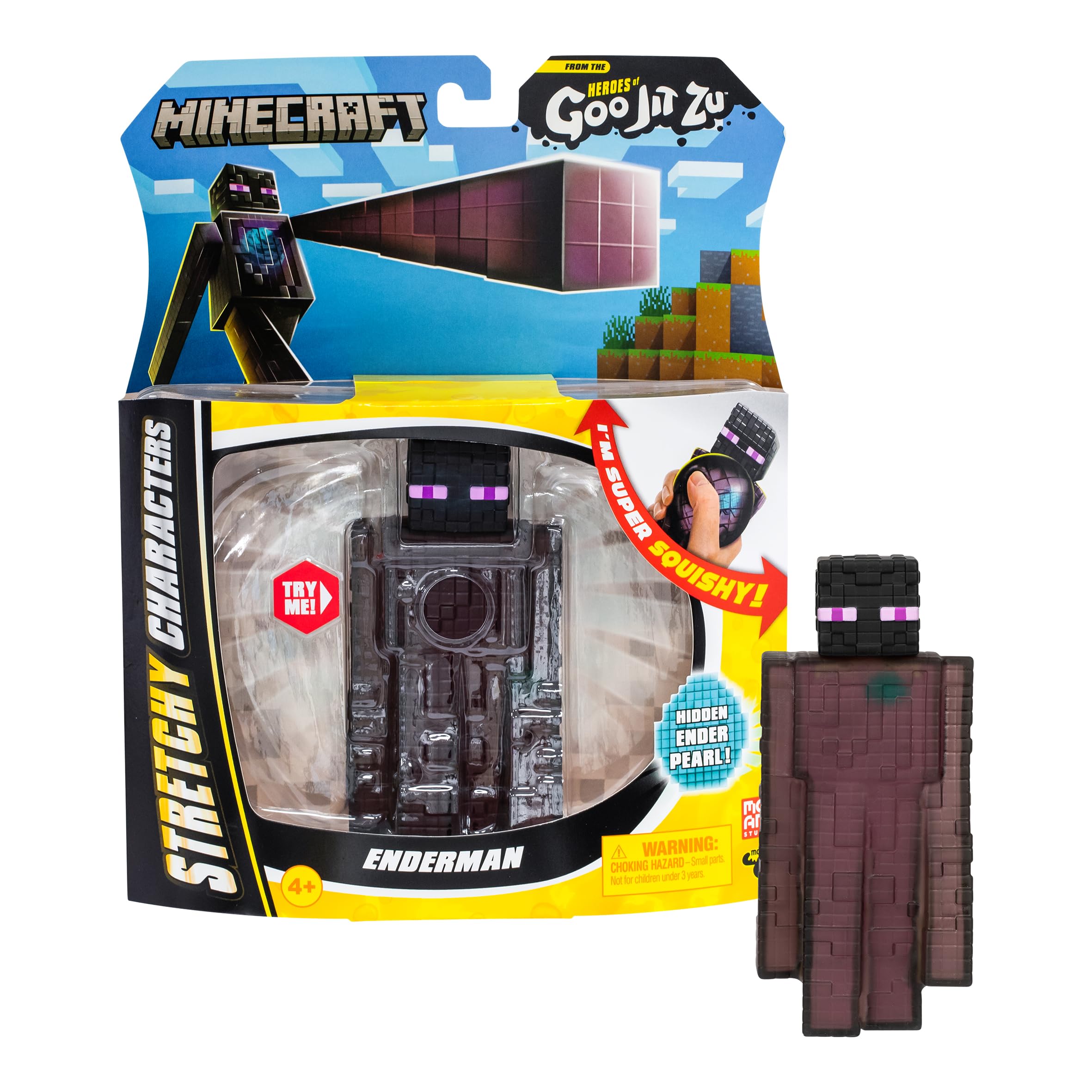 Heroes of Goo Jit Zu Minecraft Enderman Stretchy Figure