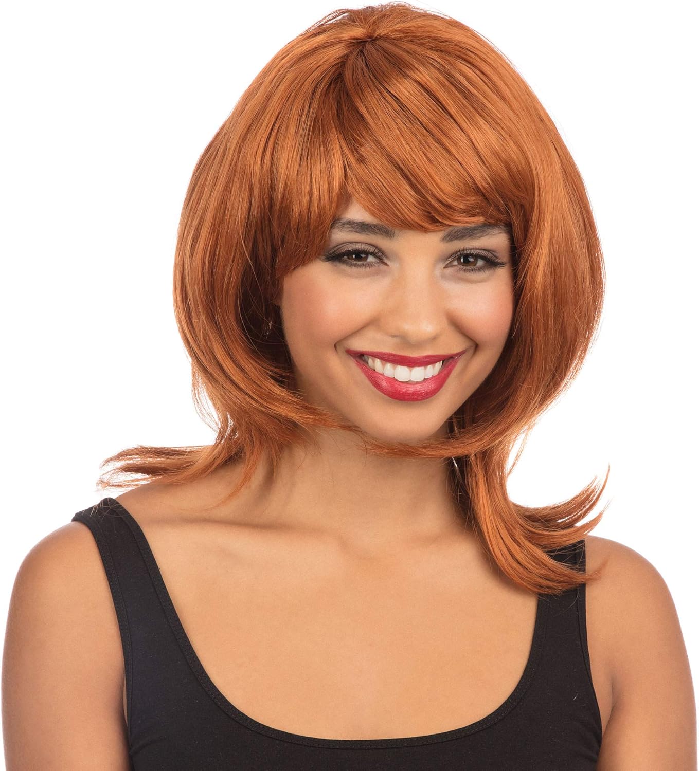 Bristol Novelty Layered Ginger Wig for Women | BW083 Synthetic Fiber Hairpiece 3