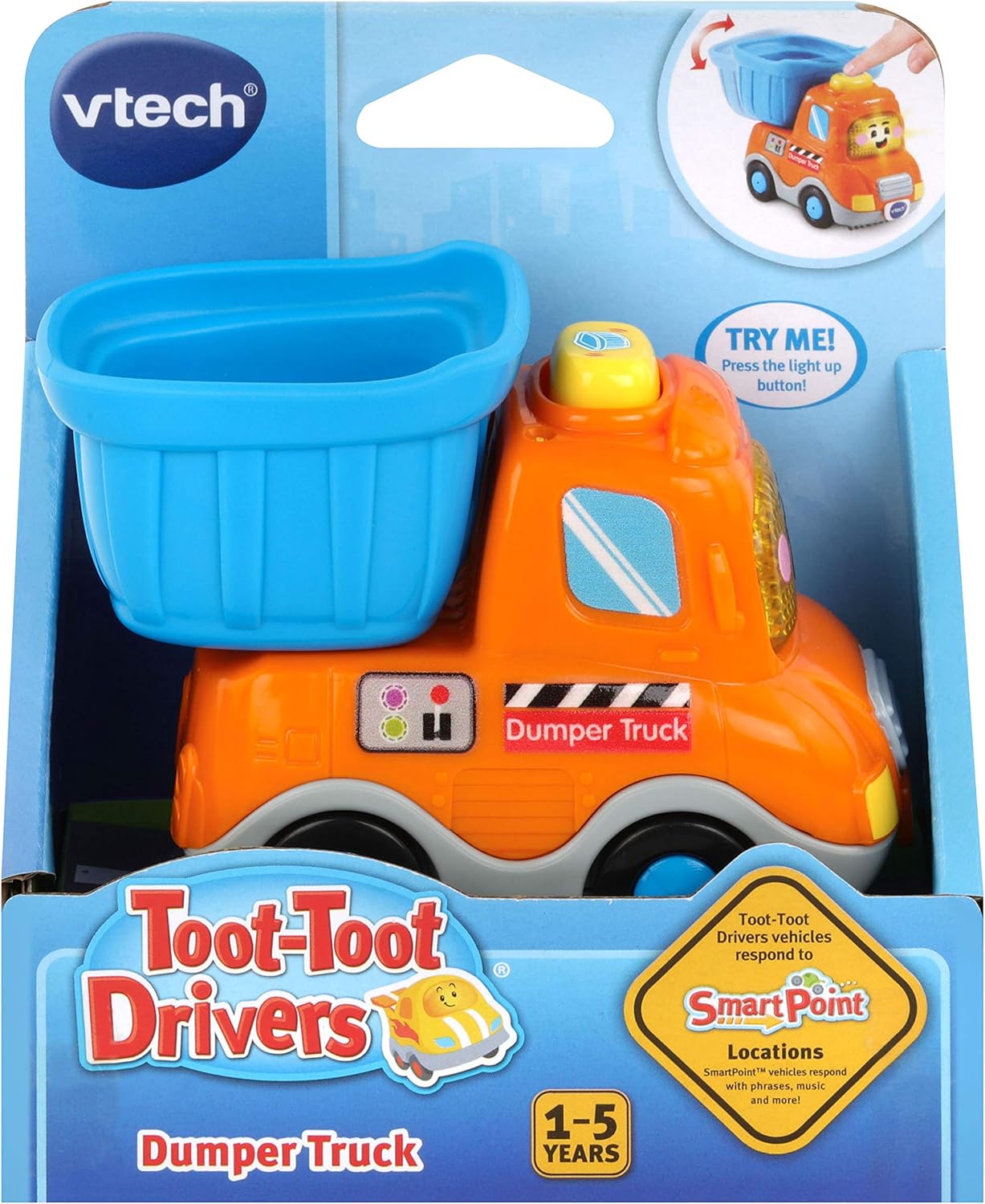 VTech Toot-Toot Drivers Dumper Truck - Interactive Musical Vehicle Toy for Toddlers 4