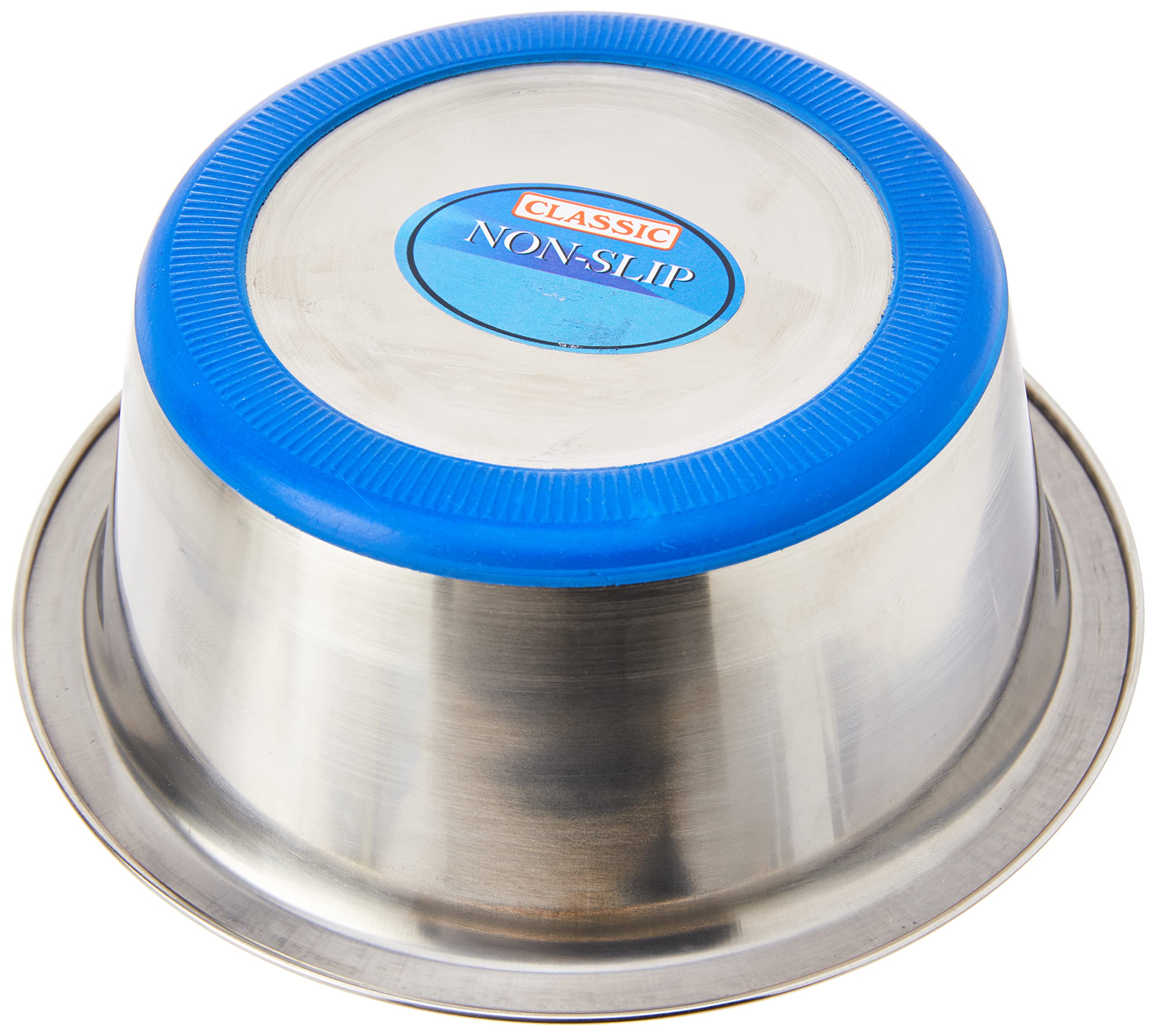 CLASSIC Non-Slip Stainless Steel Dog Bowl - 900ml Capacity | 6.5 inch Diameter