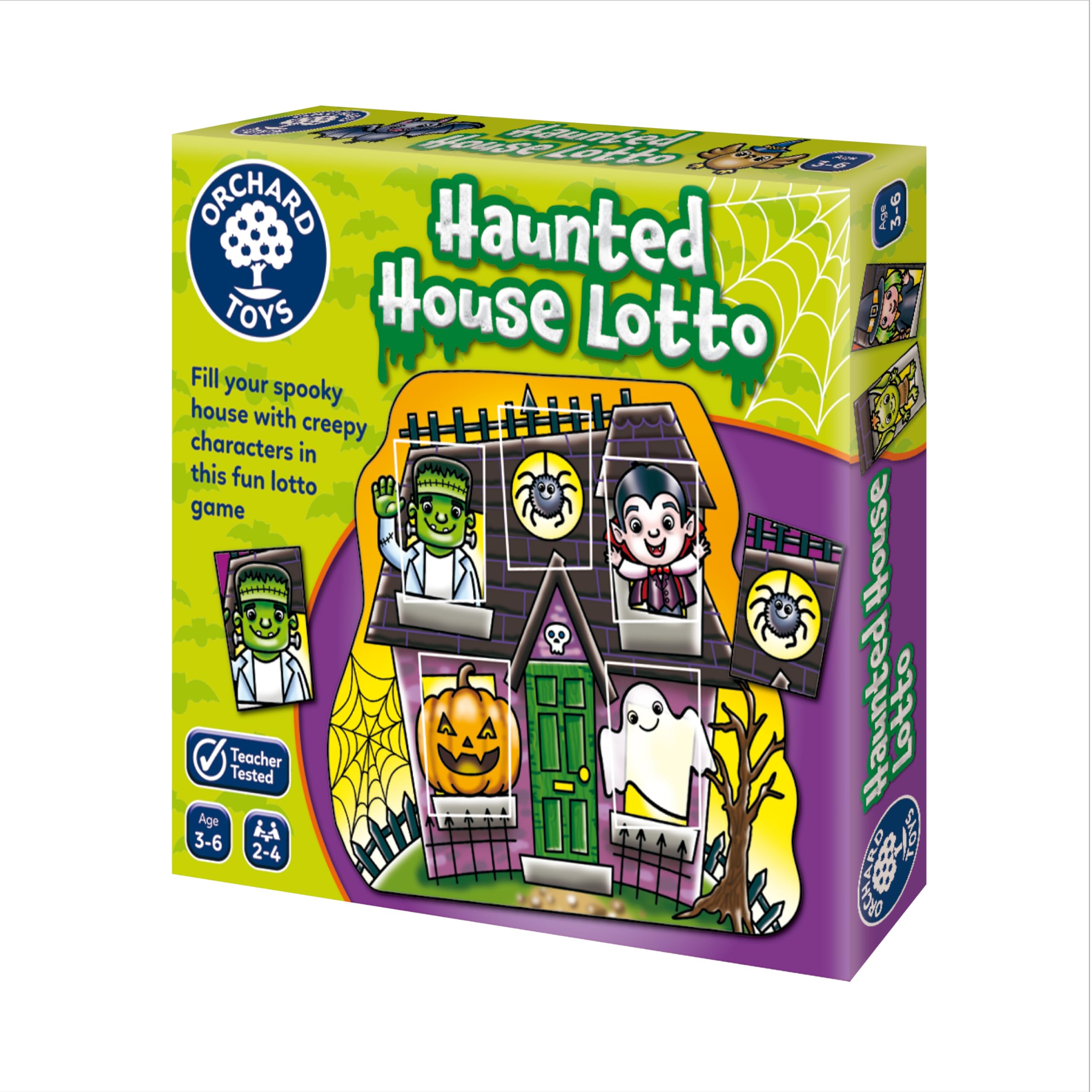 Orchard Toys Haunted House Lotto - Compact Board Game for Kids Ages 3-6