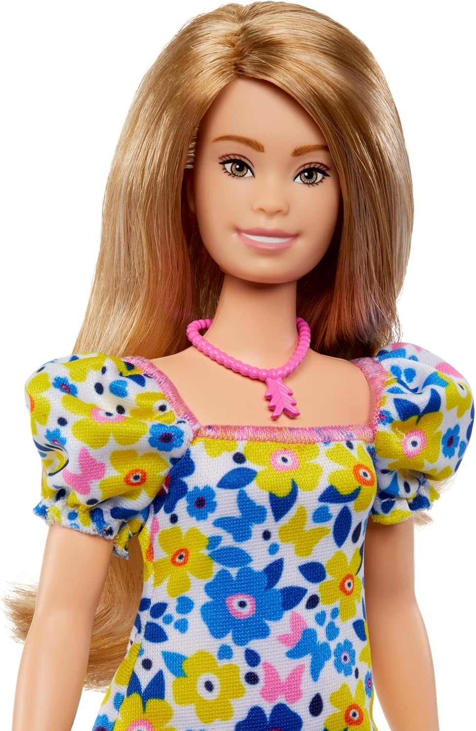 Barbie Fashionistas Doll #208 with Down Syndrome - Floral Dress & AFOs, Ages 3+ 8