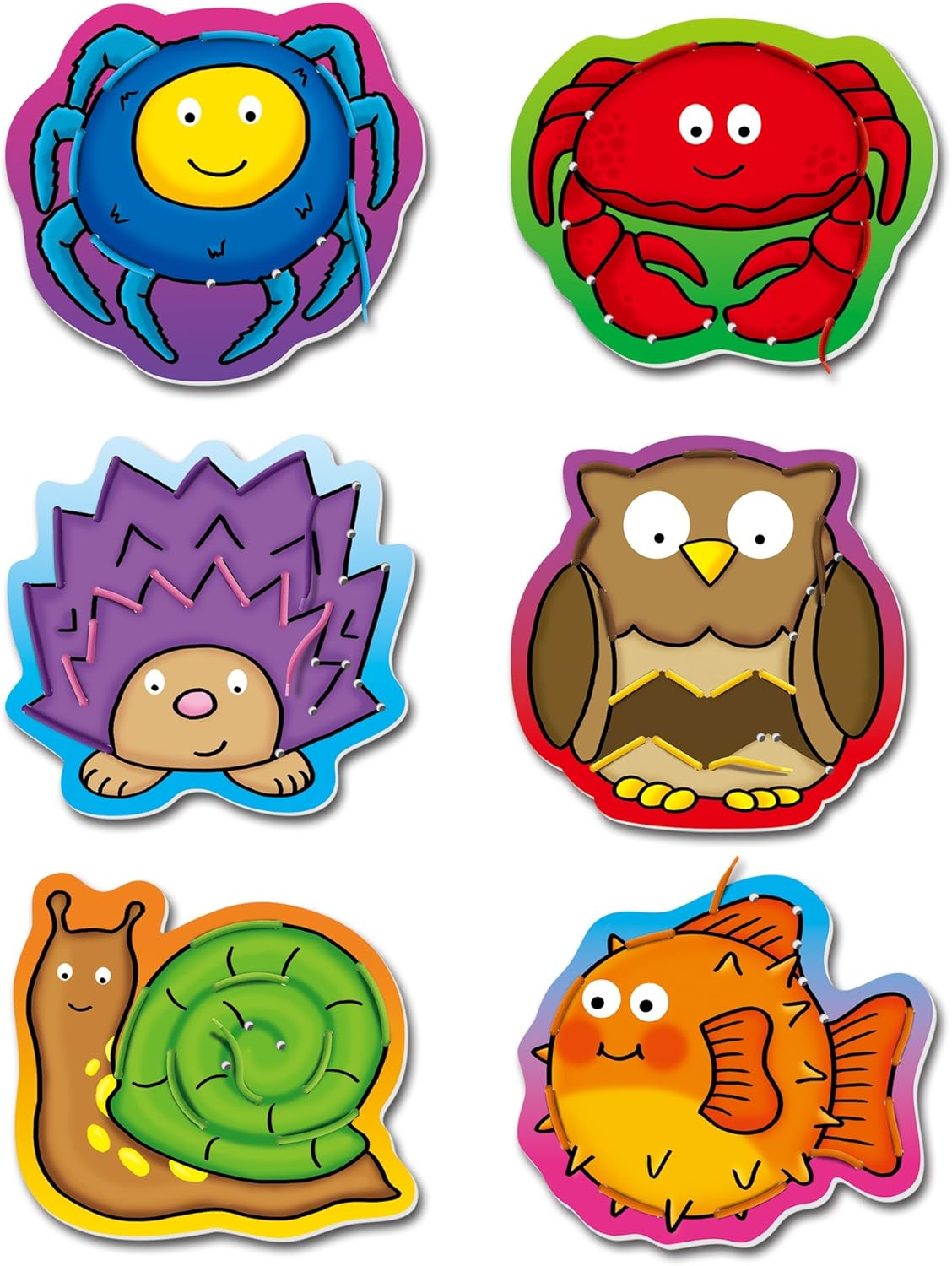 Galt First Lacing Pictures - Educational Threading Toy for Ages 3+ 11