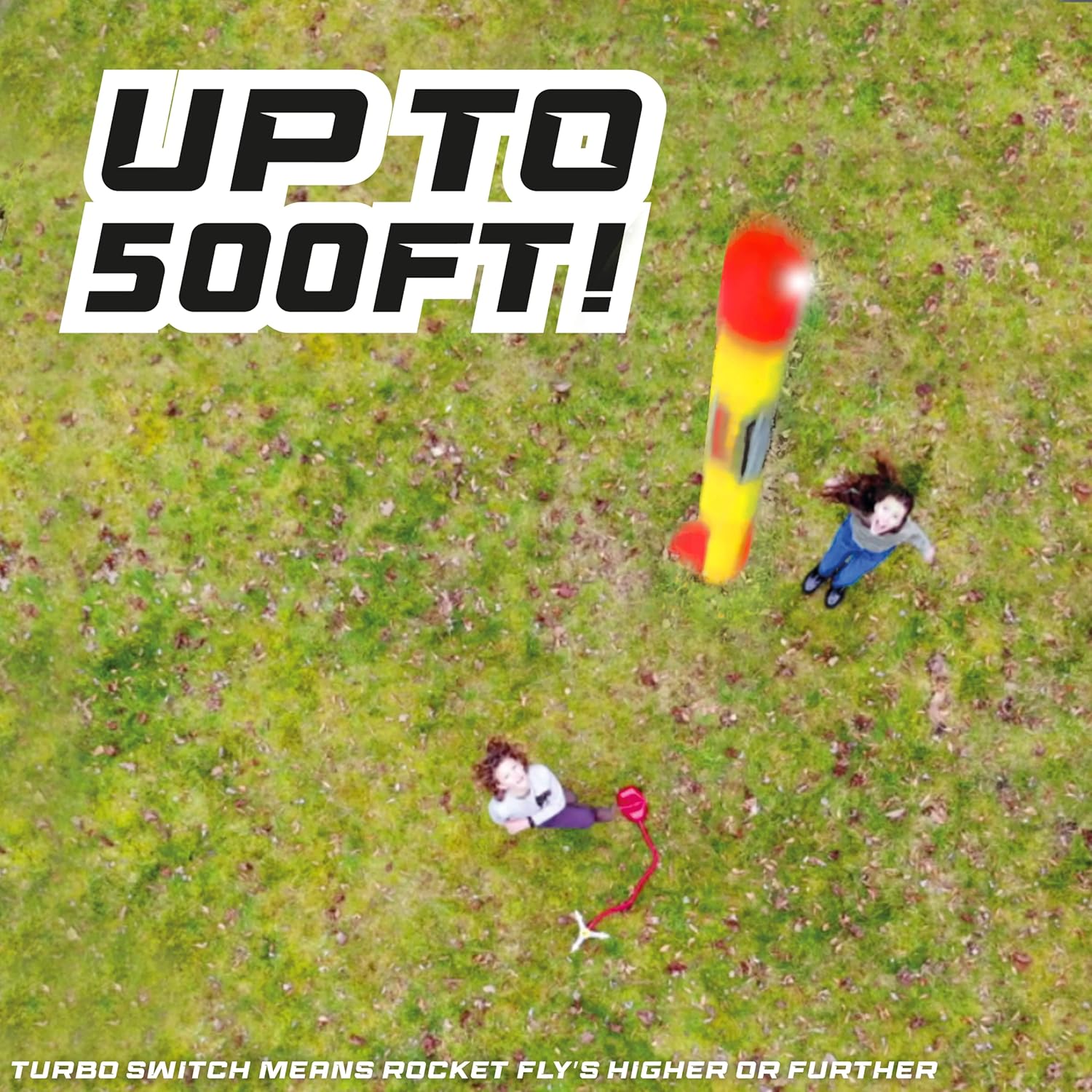 WOW! STUFF HYPR Duelling Battle Rocket - Outdoor Stomp Rocket Playset for Kids 5+