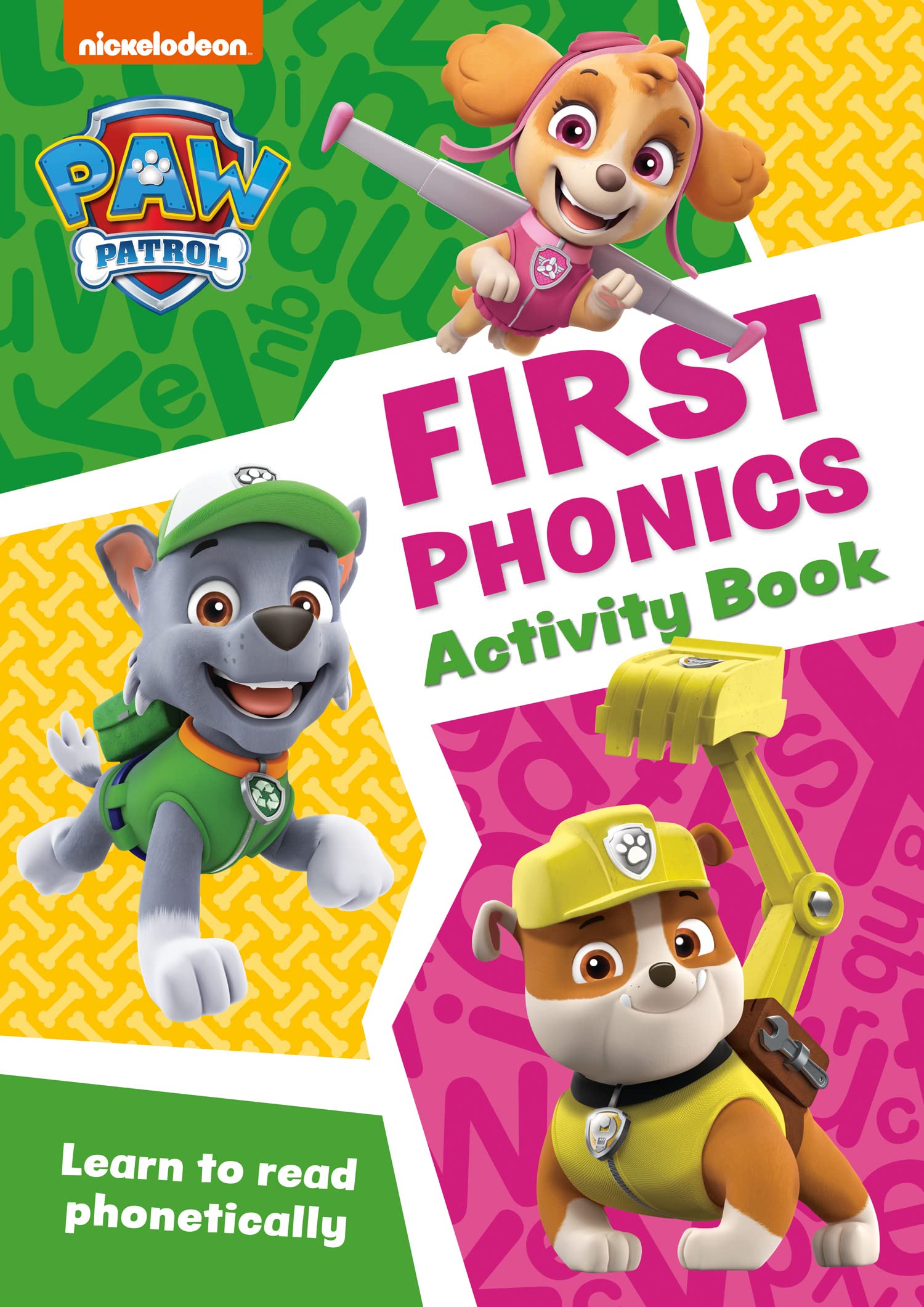 Collins PAW Patrol First Phonics Activity Book - Language Study for Ages 3-4 | Paperback