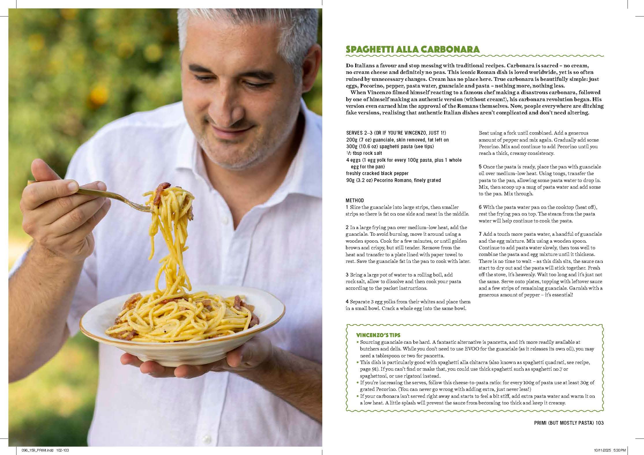 HarperCollins Authentic Italian: Classic 'Nonna-Approved' Recipes from the Vincenzo's Pla | Paperback | English 2