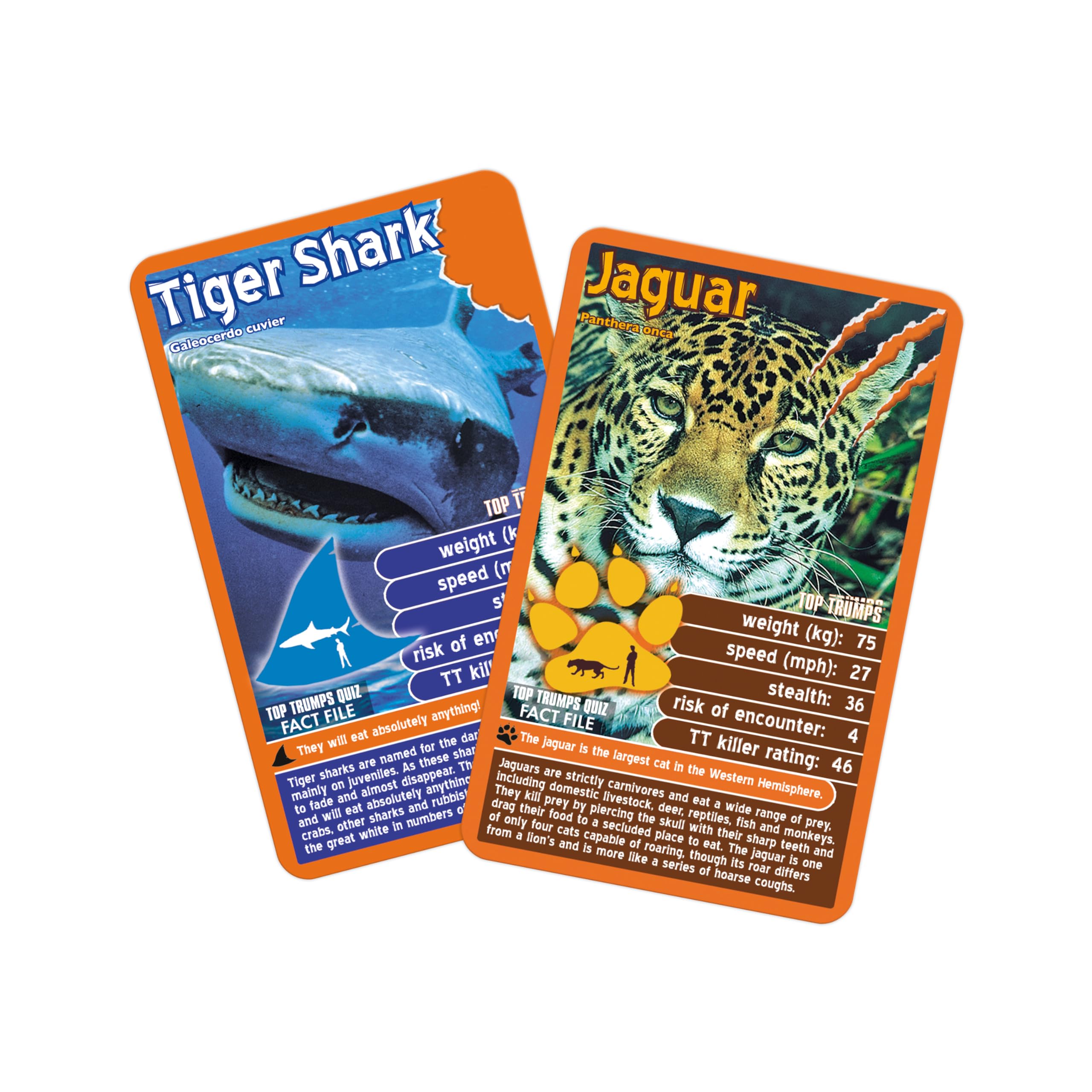 Top Trumps Deadliest Predators Kartenspiel – Lehrreiches Wildtier-Kampfspiel mit Weißem Hai, Komodowaran und Königskobra 7