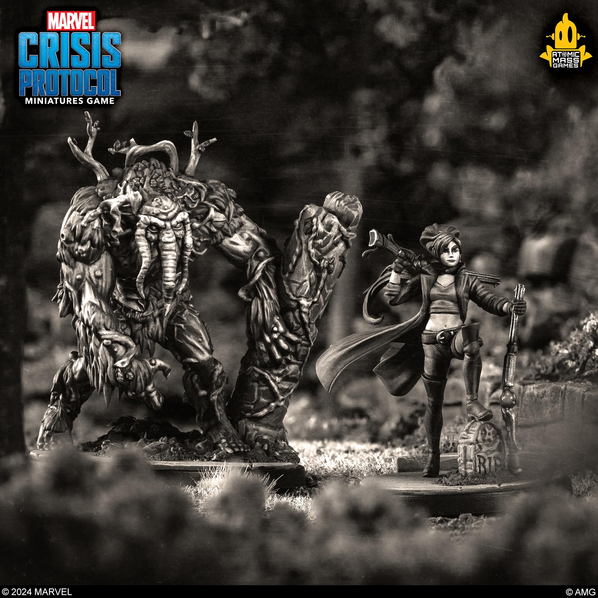 Atomic Mass Games Marvel Crisis Protocol: Elsa Bloodstone &amp; Man-Thing Charakterpaket 6