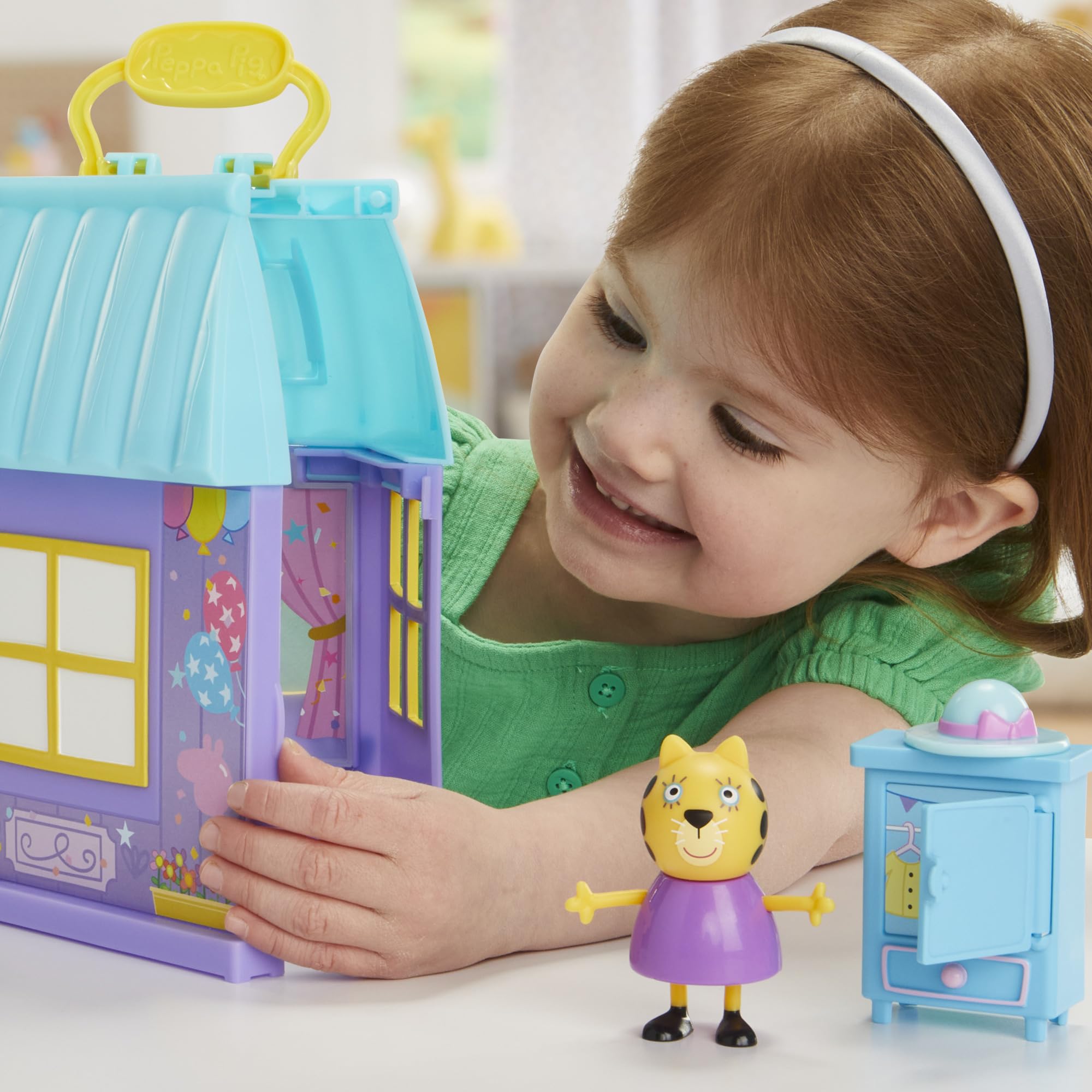 Peppa Pig Peppa's Dance Party Playset - Interactive Twirling Stage & Dress Shop for Ages 3+ 8