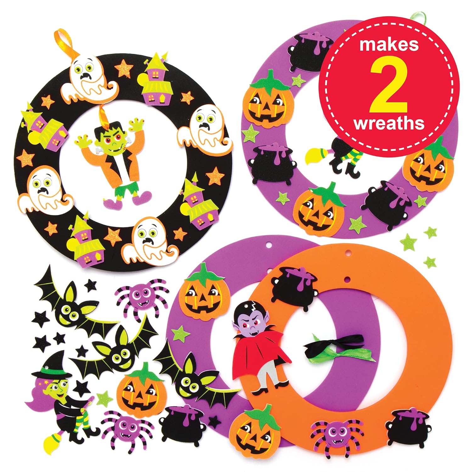 Baker Ross CBS024 Halloween Craft-It! Box - Creative Arts & Crafts Kit for Kids Ages 3-9 5
