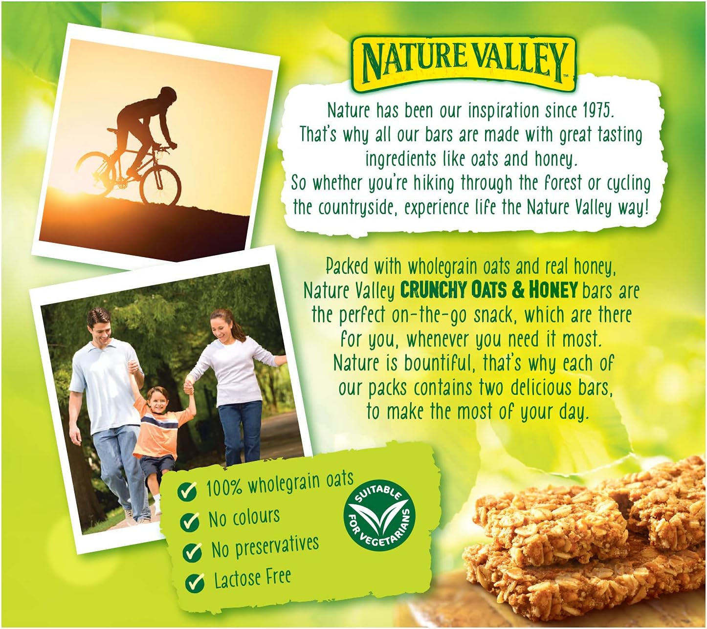 Nature Valley Crunchy Oats & Honey Cereal Bars - Pack of 5 (50 Bars Total) 11