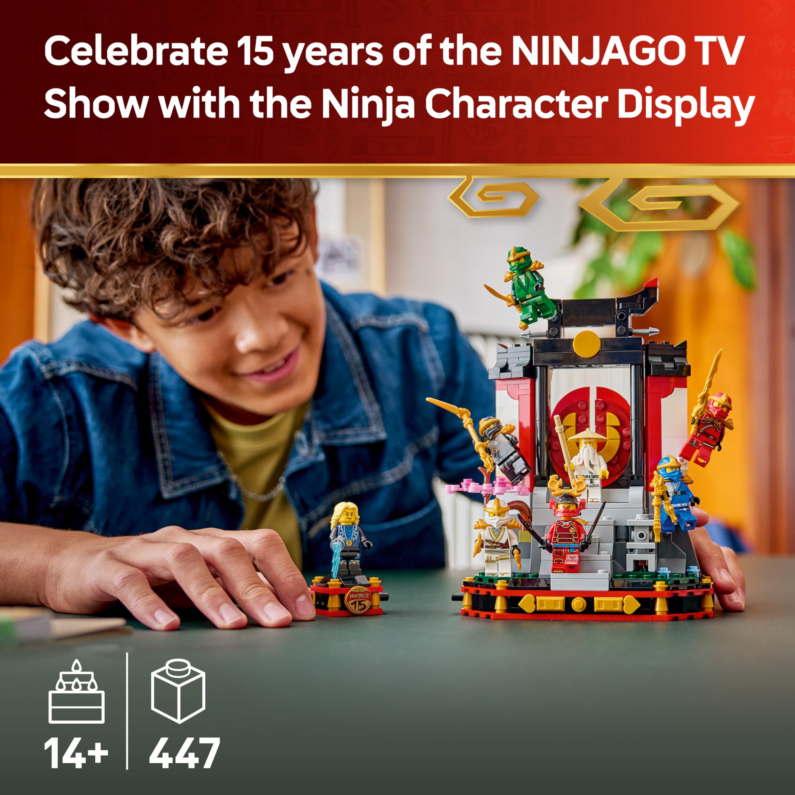 LEGO NINJAGO Ninja Character Display 15th Anniversary Set 71866 | Ages 14+ 2