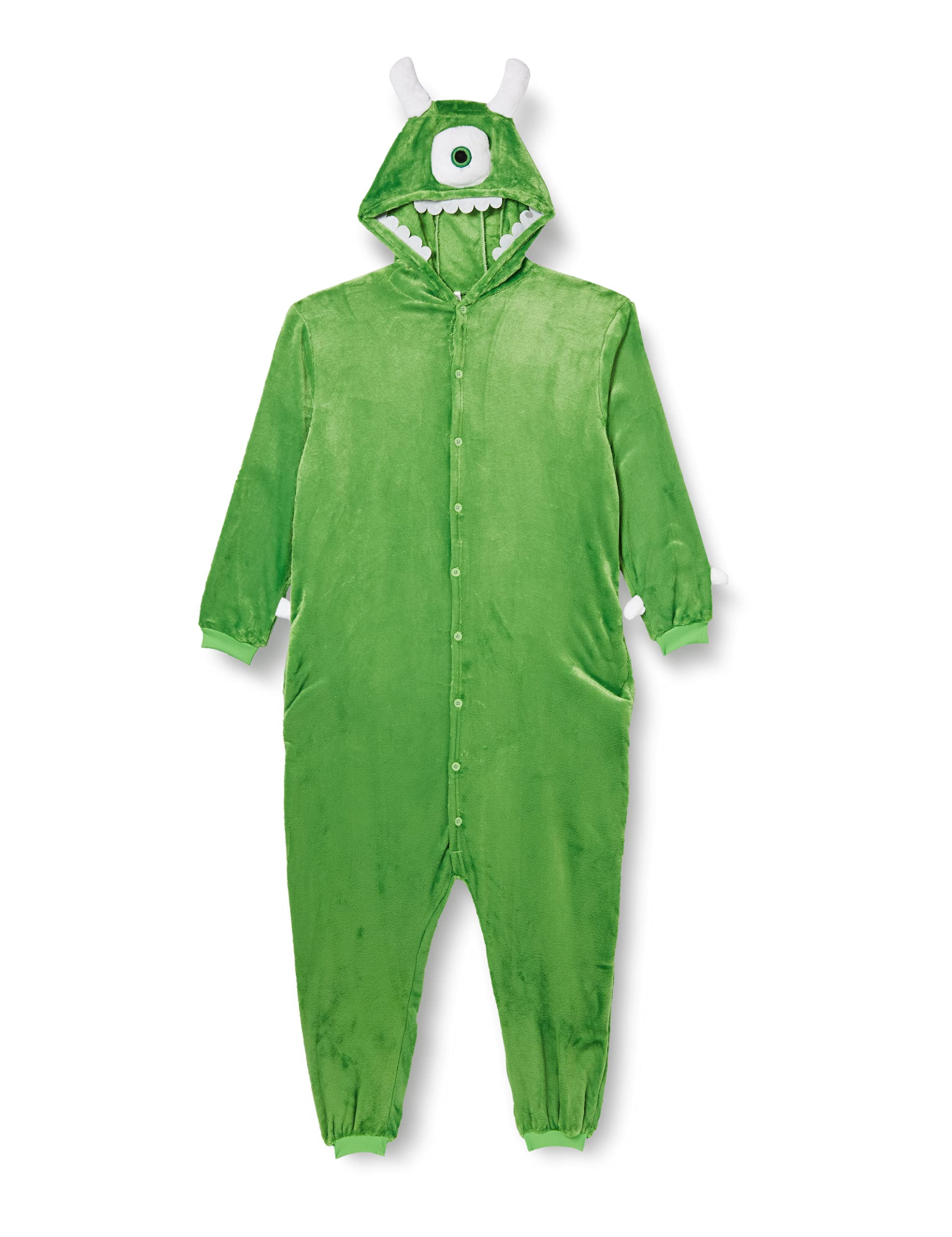 Everglamour Mike Monster Onesie - Adult Costume for Dress Up & Pretend Play