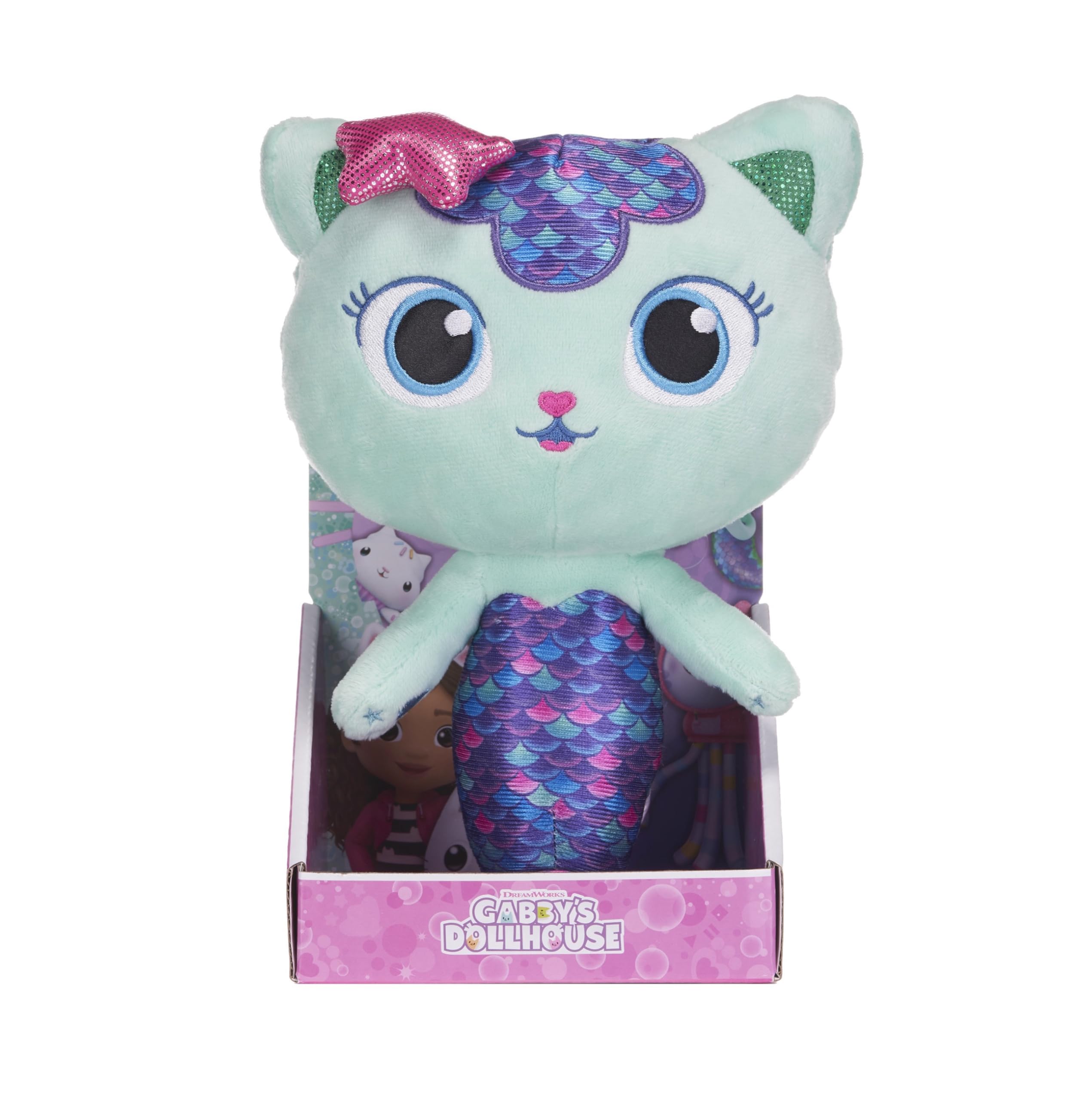 Posh Paws Gabby's Dollhouse Mercat Soft Plush Toy | 25cm (10-inch) | Suitable from Birth