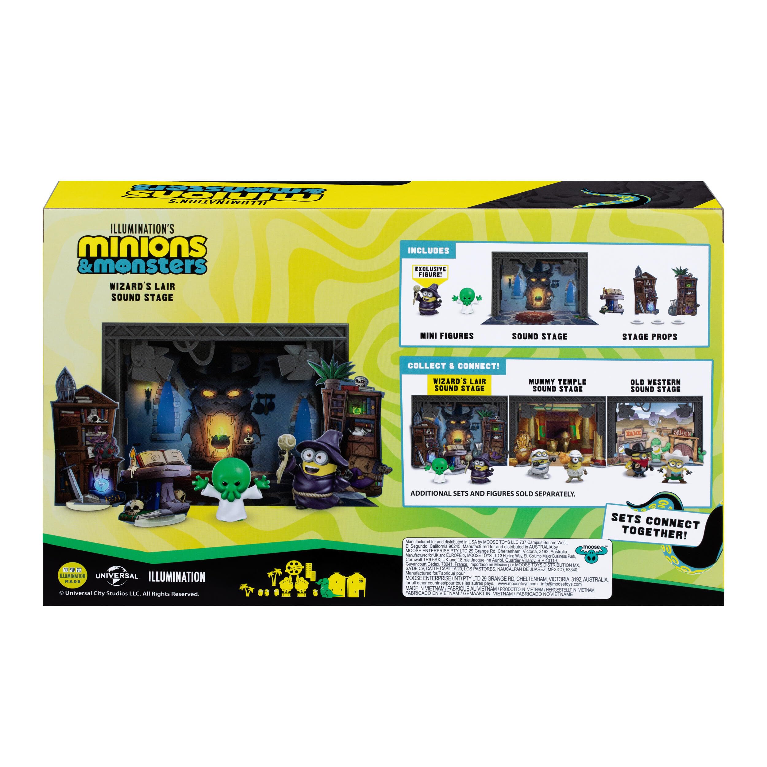 MINIONS Illumination's Monsters Wizard's Lair Sound Stage Action Figure Set | Ages 4+ 2
