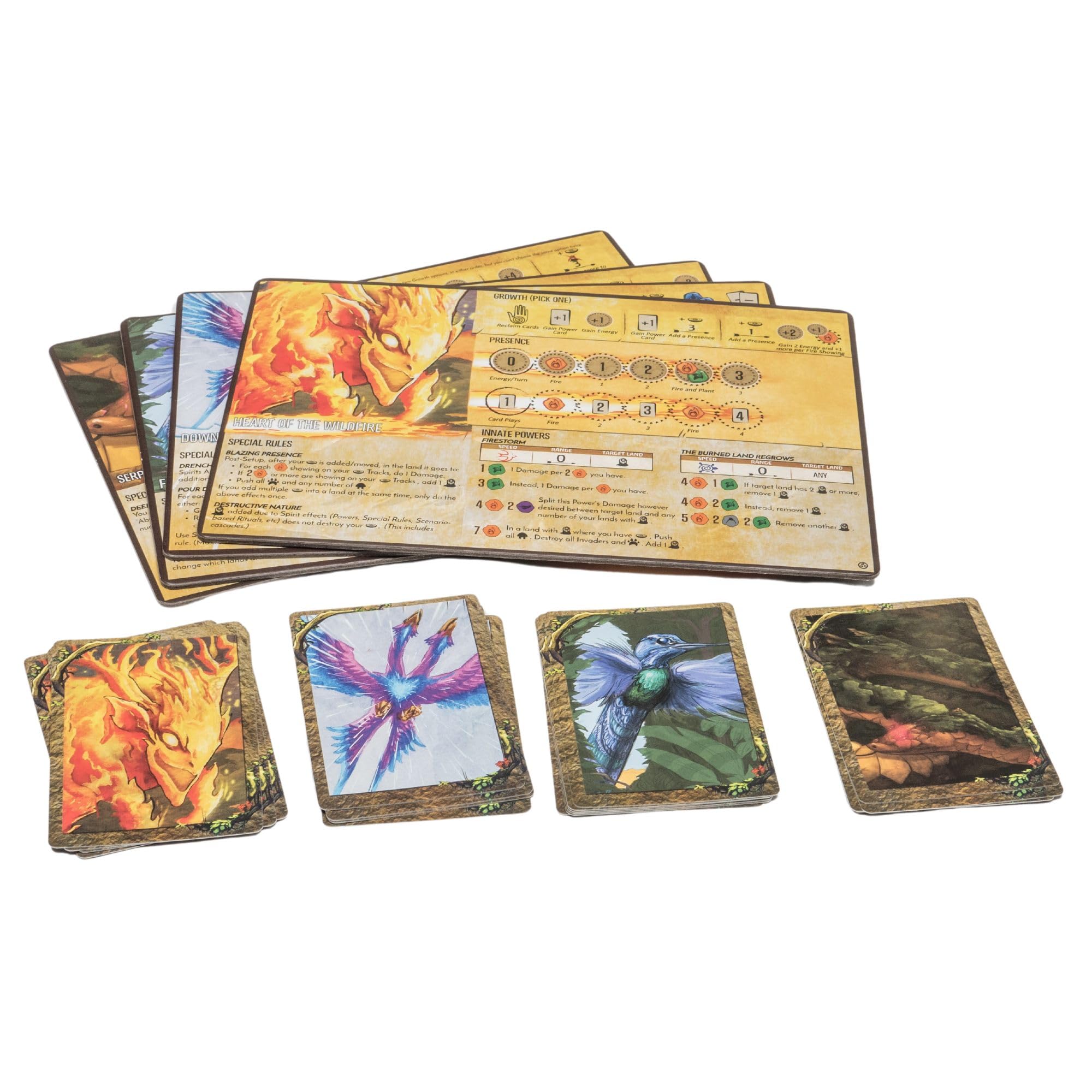Greater Than Games Spirit Island: Feather & Flame Foil Panels - Premium Board Game Accessory 6