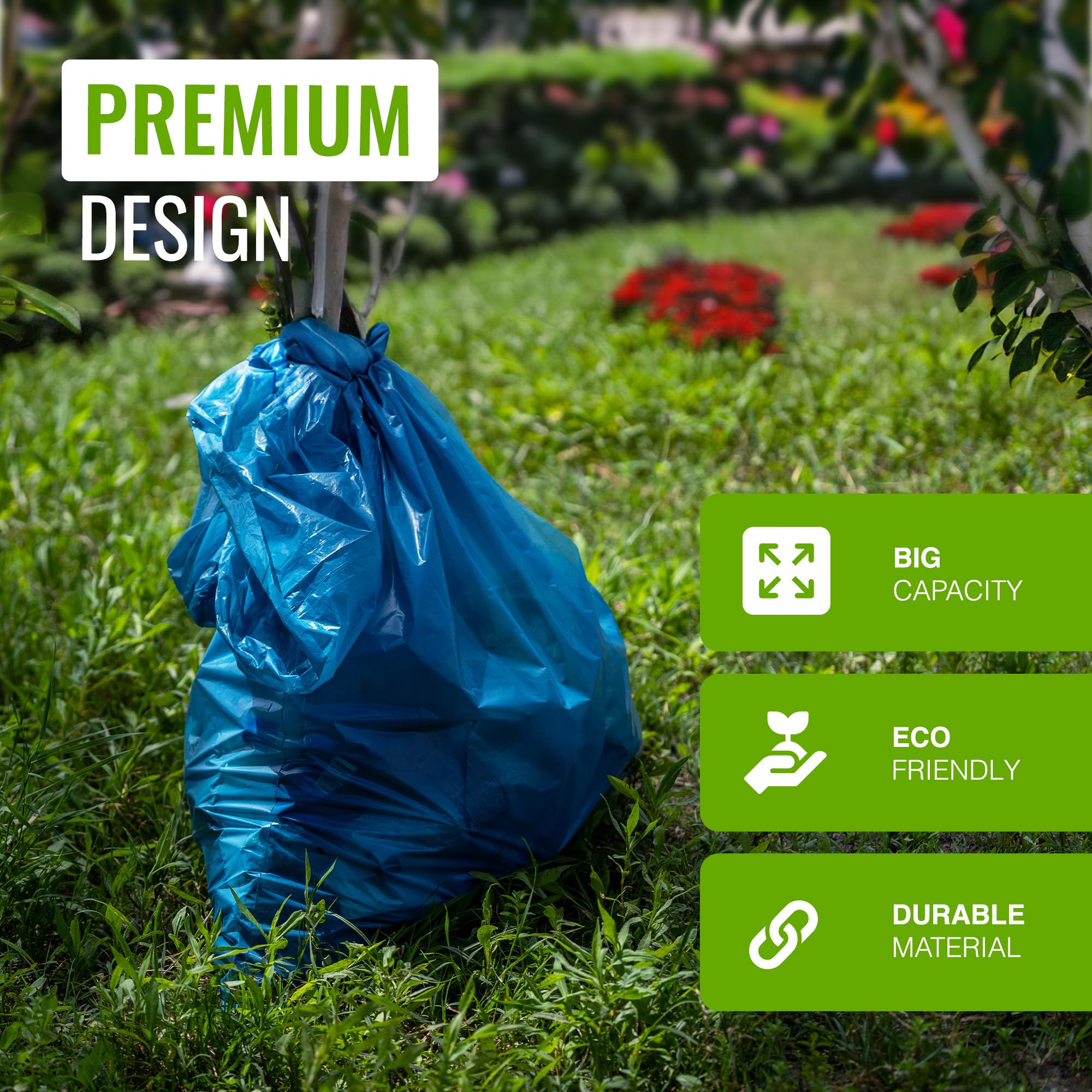 EcoBag 20 Super Strong Heavy Duty Rubble Sacks 40L - Blue (ECO20RB) 8