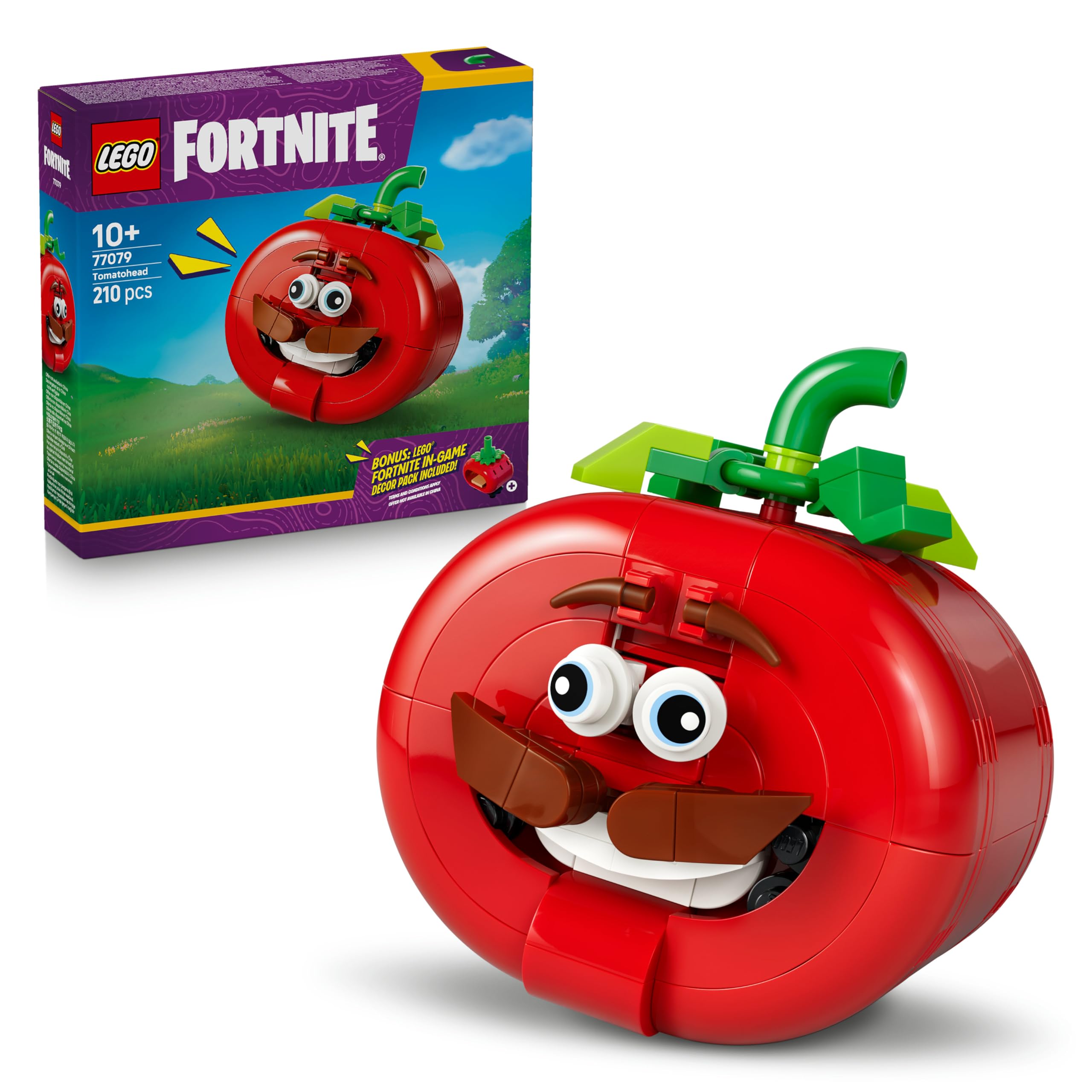 LEGO Fortnite Tomatohead Building Set 77079 for Ages 10+ | Includes In-Game Decor Pack 1
