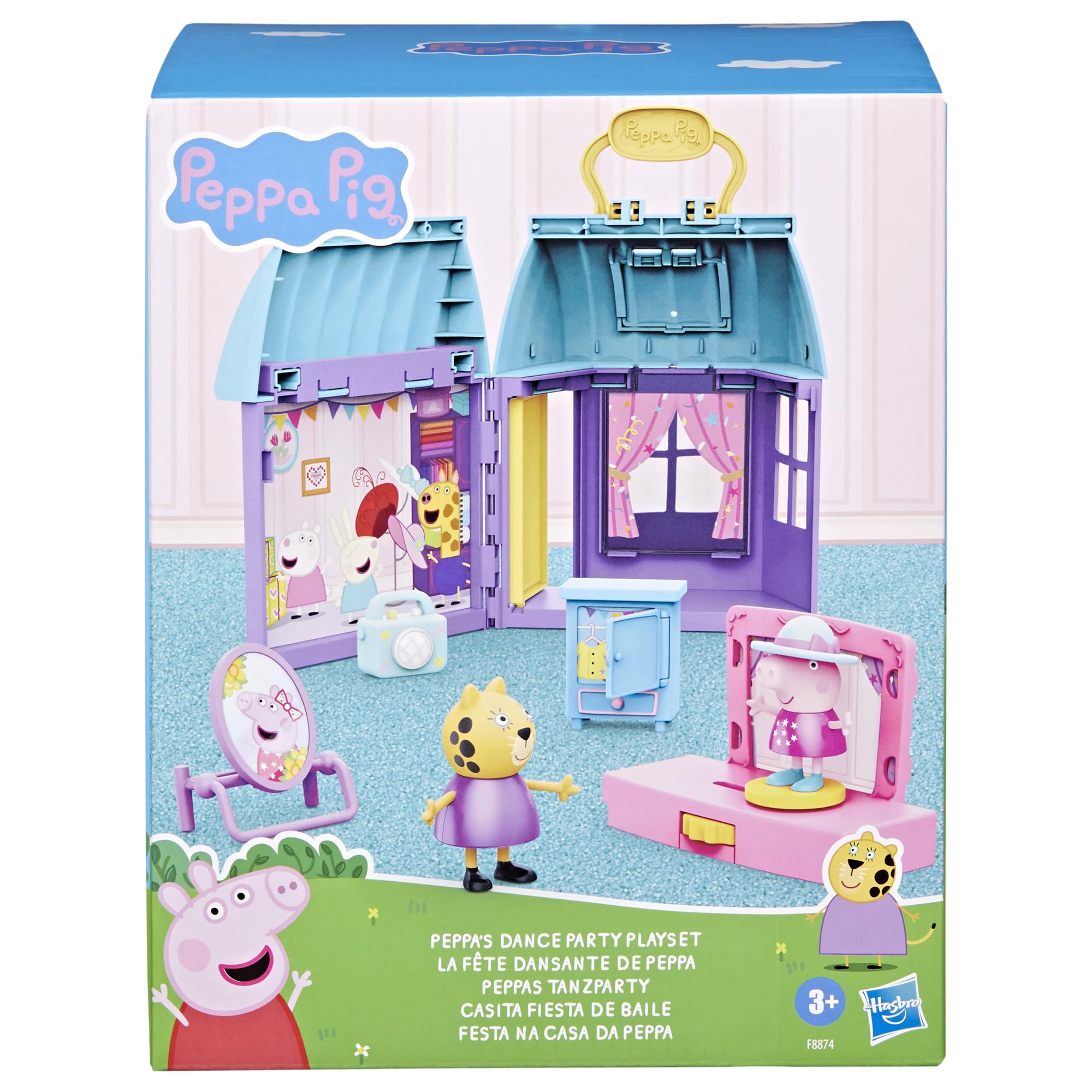 Peppa Pig Peppa's Dance Party Playset - Interactive Twirling Stage & Dress Shop for Ages 3+ 9