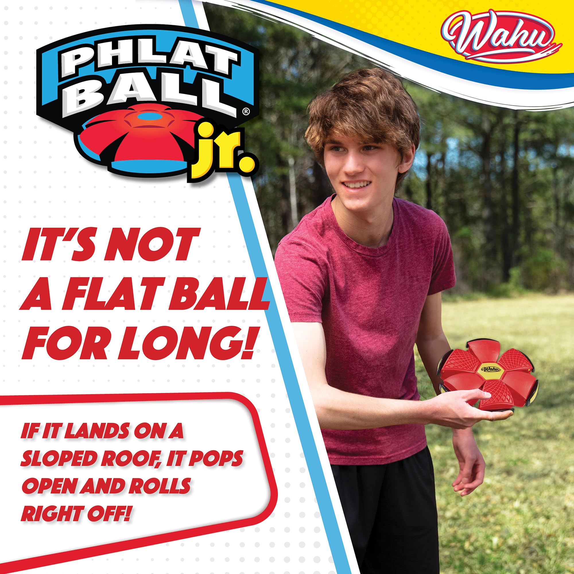 Wahu Phlat Ball Junior - Transforming Disc to Ball Toy for Kids 5+ 9