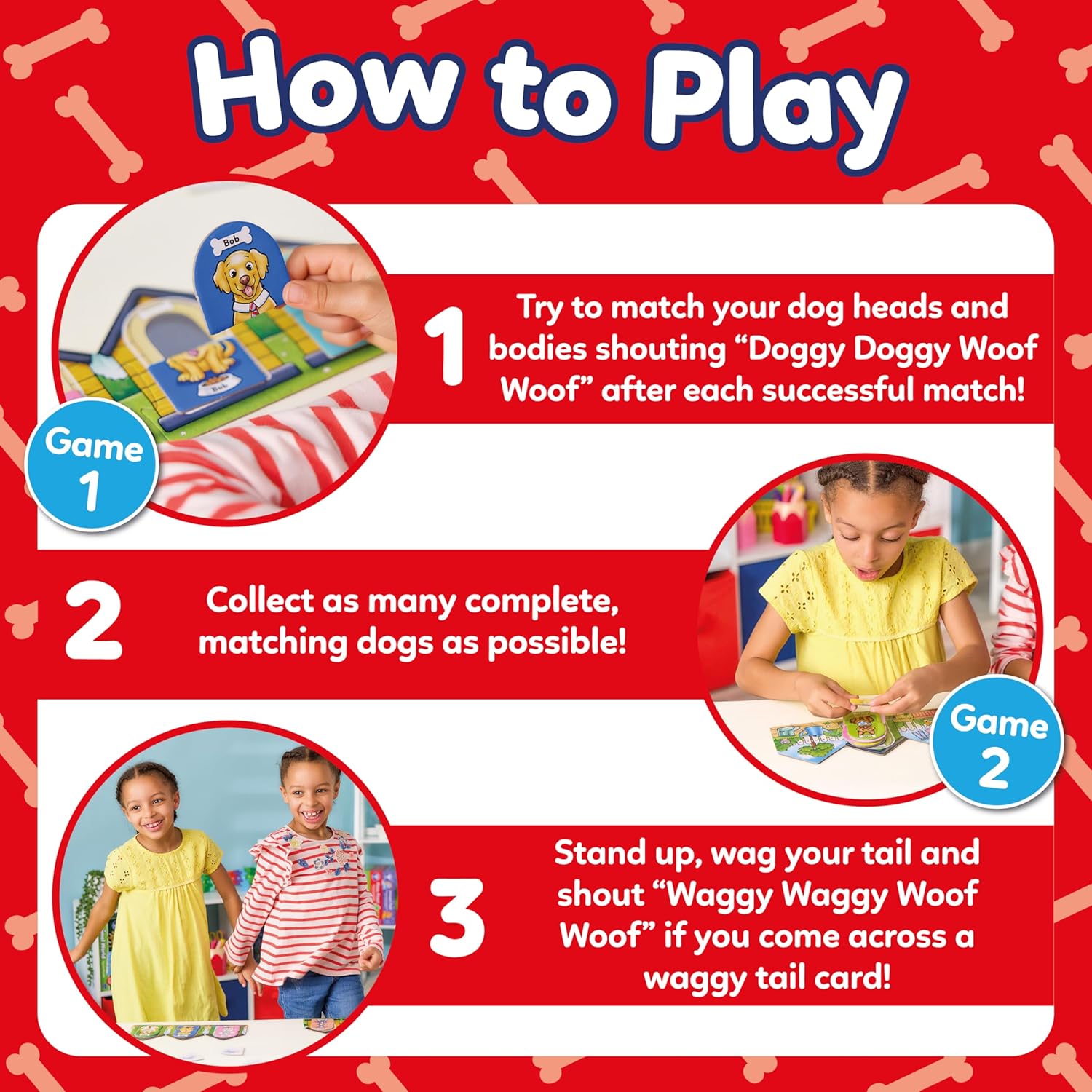 Orchard Toys Doggy Doggy Woof Woof! Matching and Memory Board Game 6