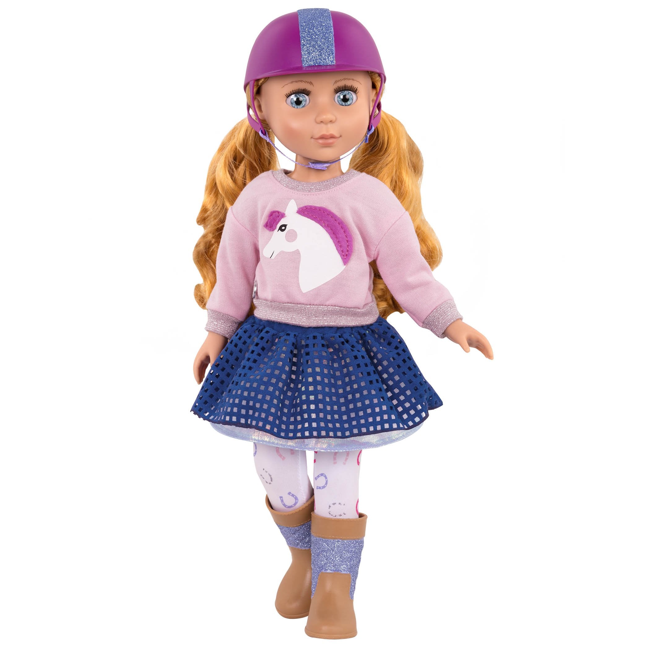 Glitter Girls 14-Inch Doll Gallop & Glow Riding Outfit - Deluxe Equestrian Clothes Set for 3+ 7