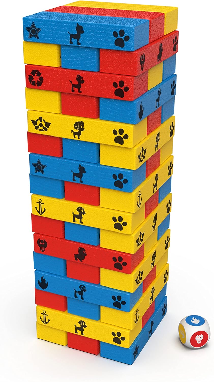 Spin Master Games PAW Patrol Jumbling Tower Stacking Game