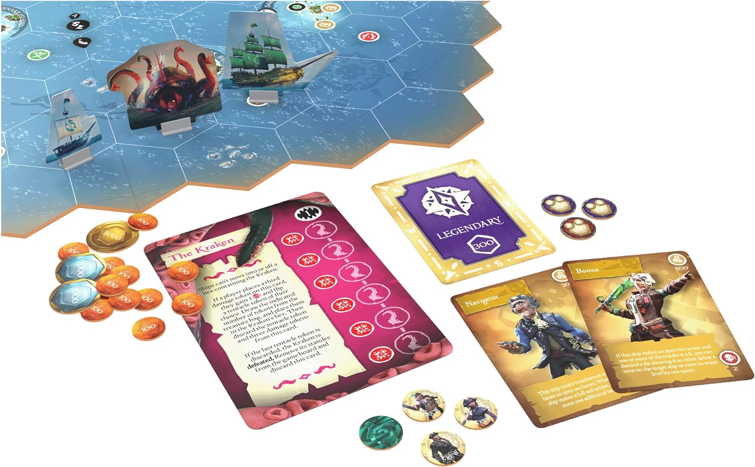 Steamforged Sea of Thieves: Voyage of Legends Board Game (SFSOT-001) 5