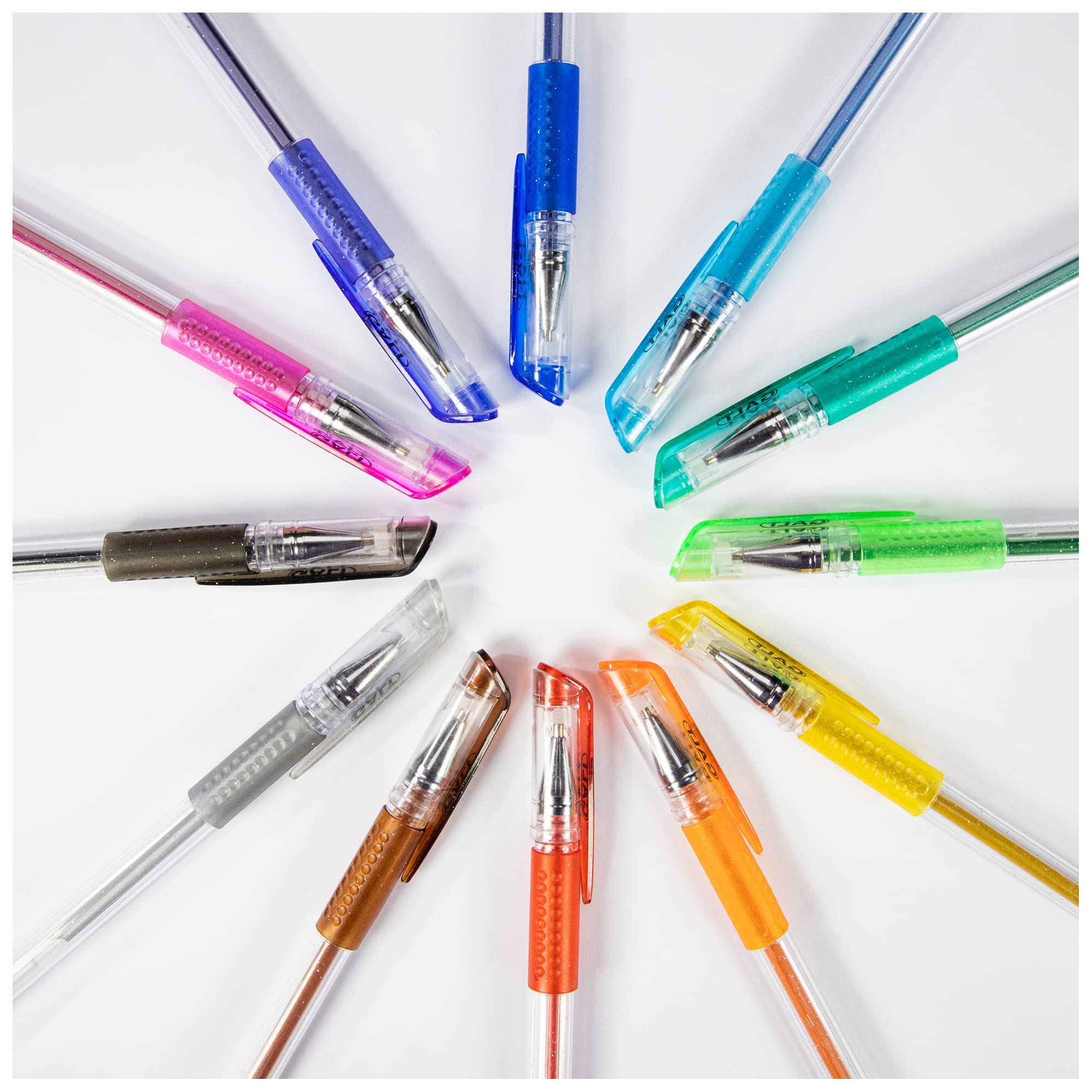 Galt Toys 12 Glitter Gel Pens - Smooth-Flowing Scented Pens for Kids Ages 6+ 7
