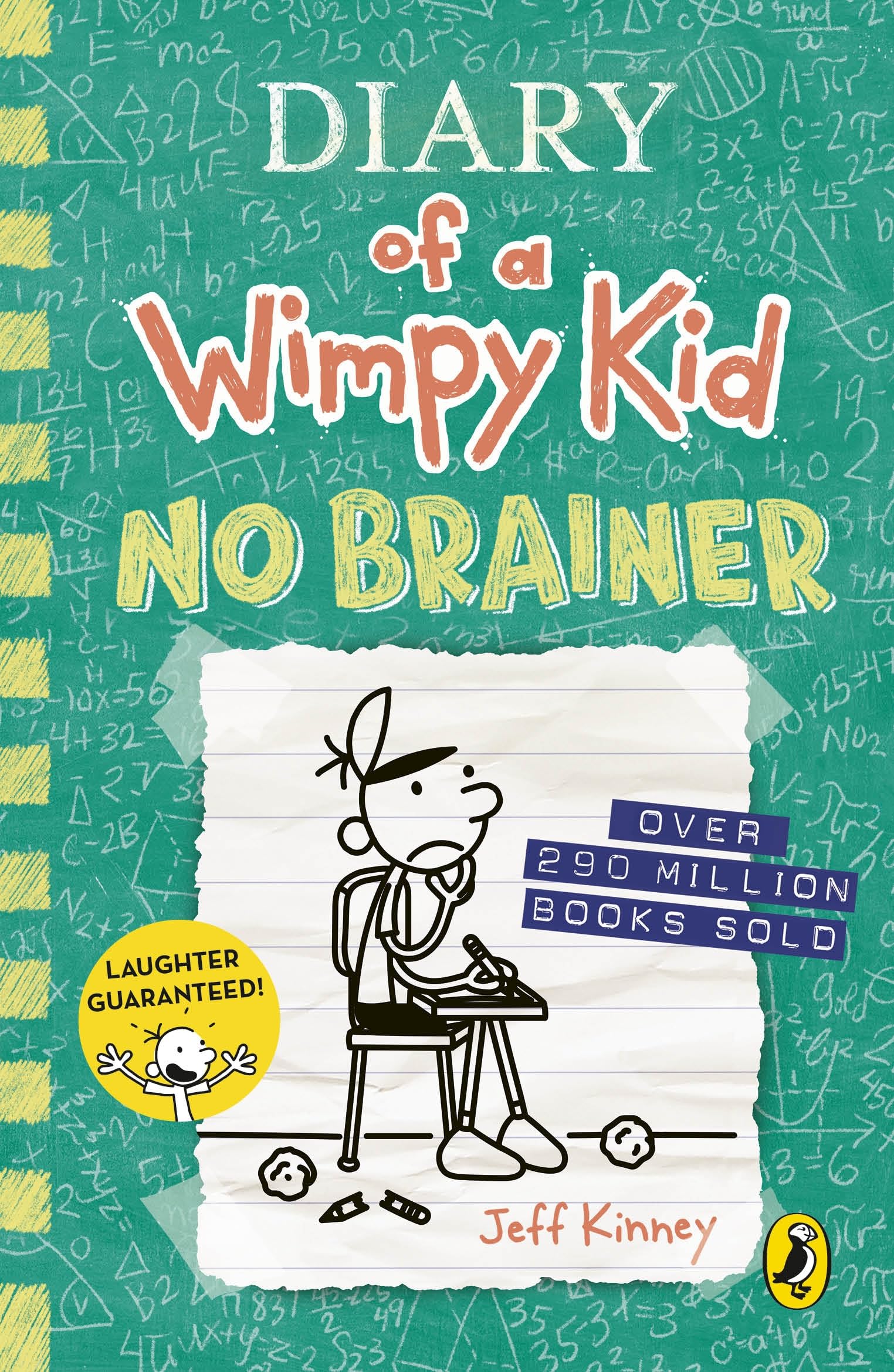 Puffin Diary of a Wimpy Kid: No Brainer (Book 18) by Jeff Kinney | Paperback 1