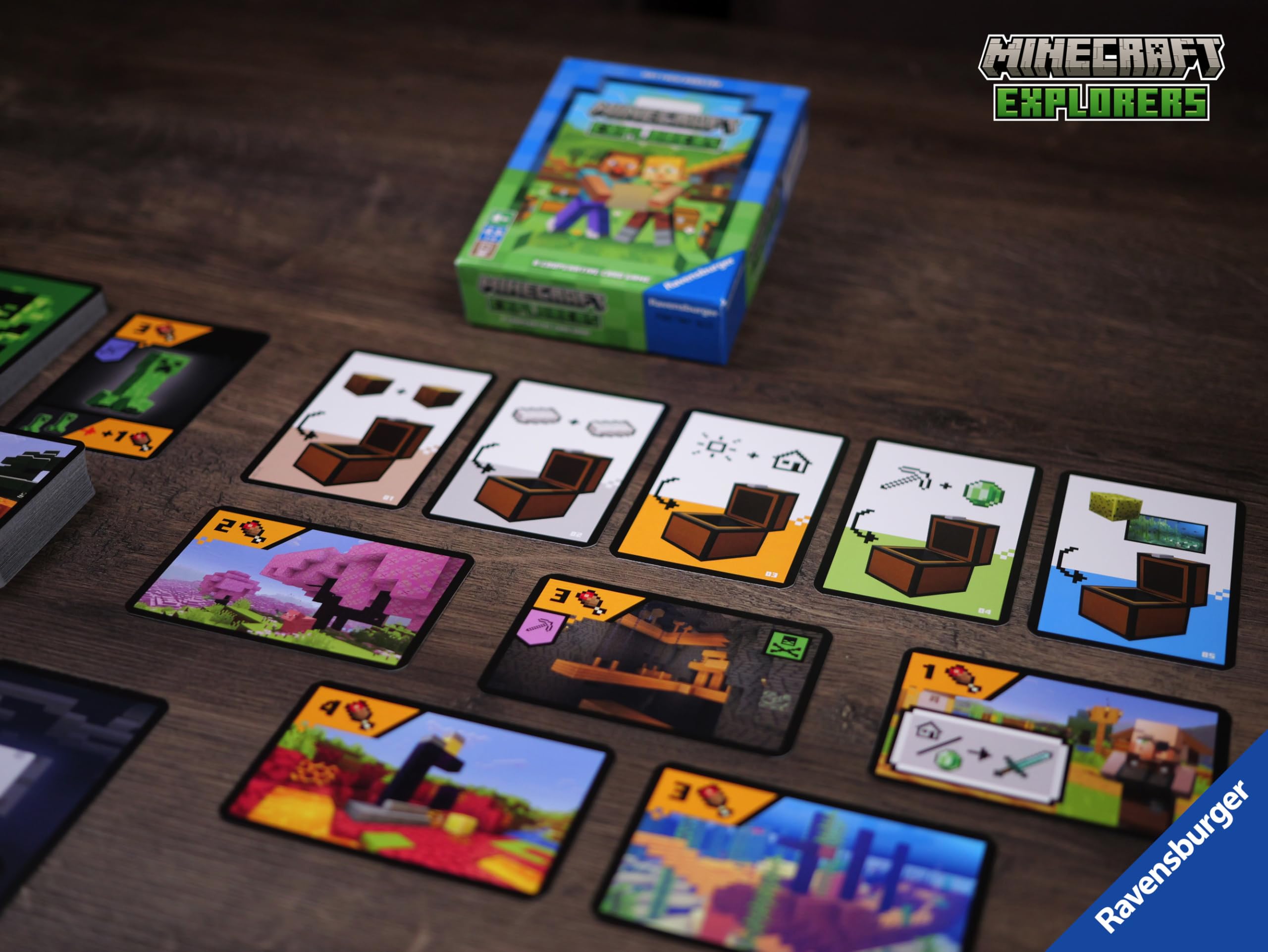 Ravensburger Minecraft Explorers Cooperative Strategy Card Game | 2-4 Players | Ages 8+ | 2024 4