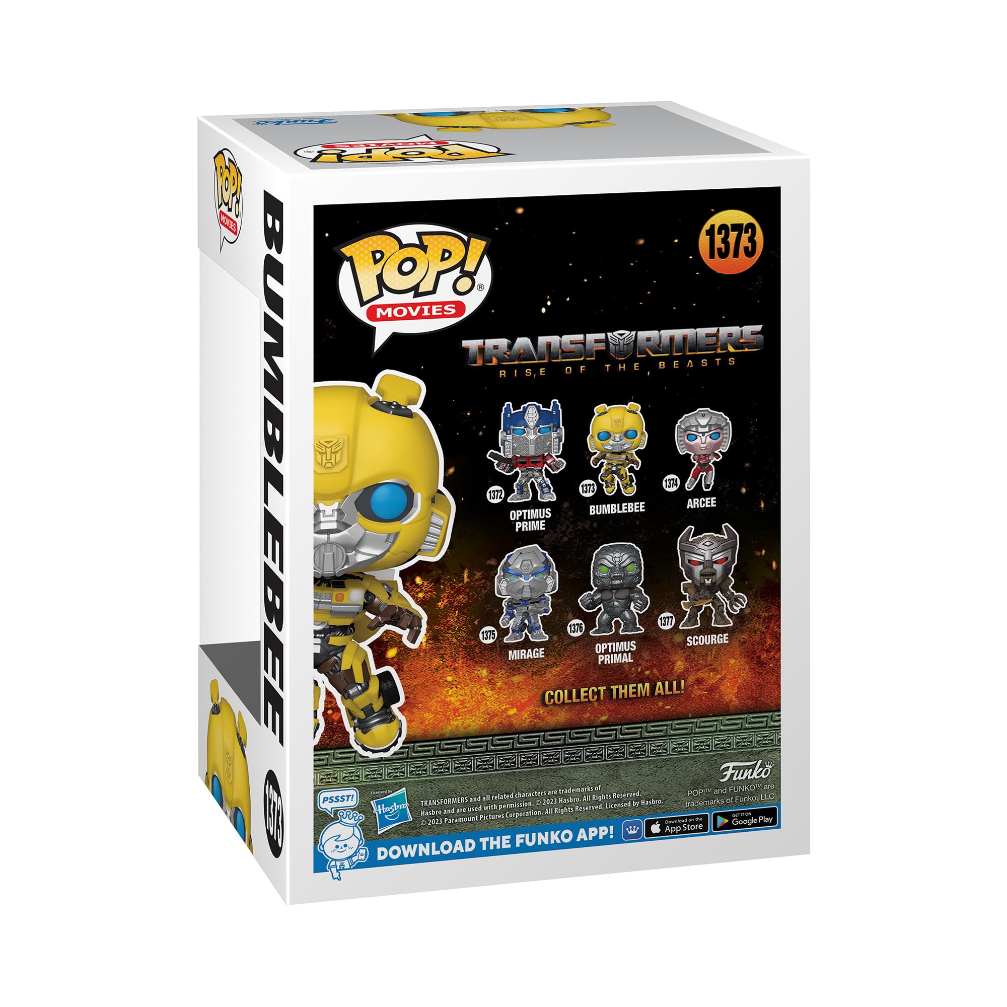 Funko Pop! Movies: Transformers: Rise of the Beasts - Bumblebee Vinyl Figure 8